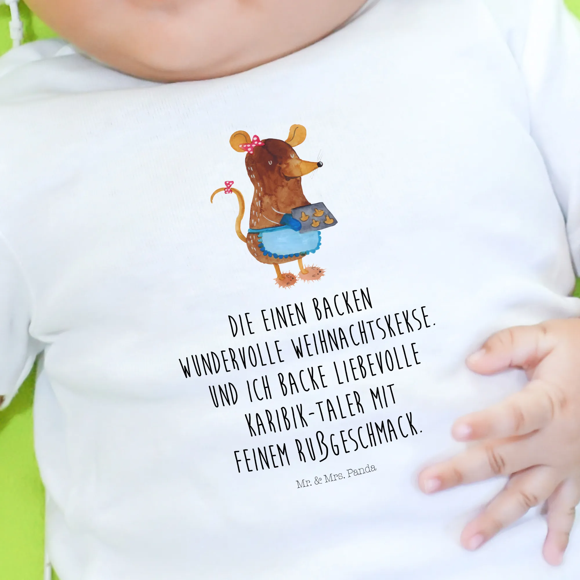 Organic Baby Shirt Maus Kekse