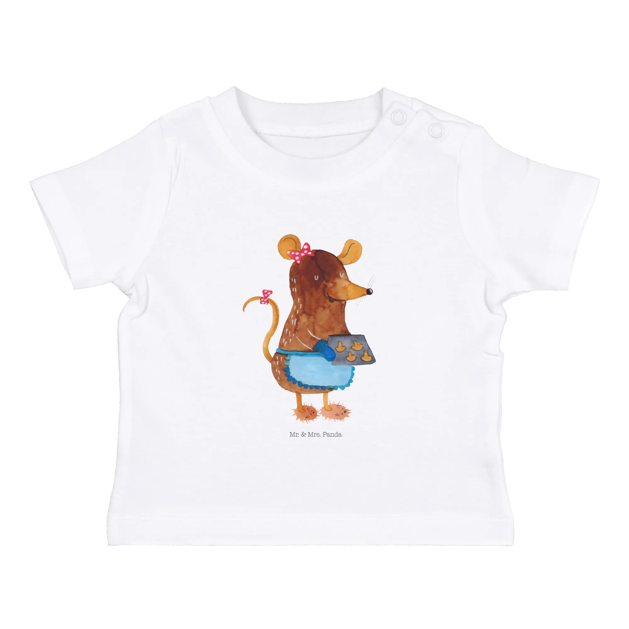 Organic Baby Shirt Maus Kekse