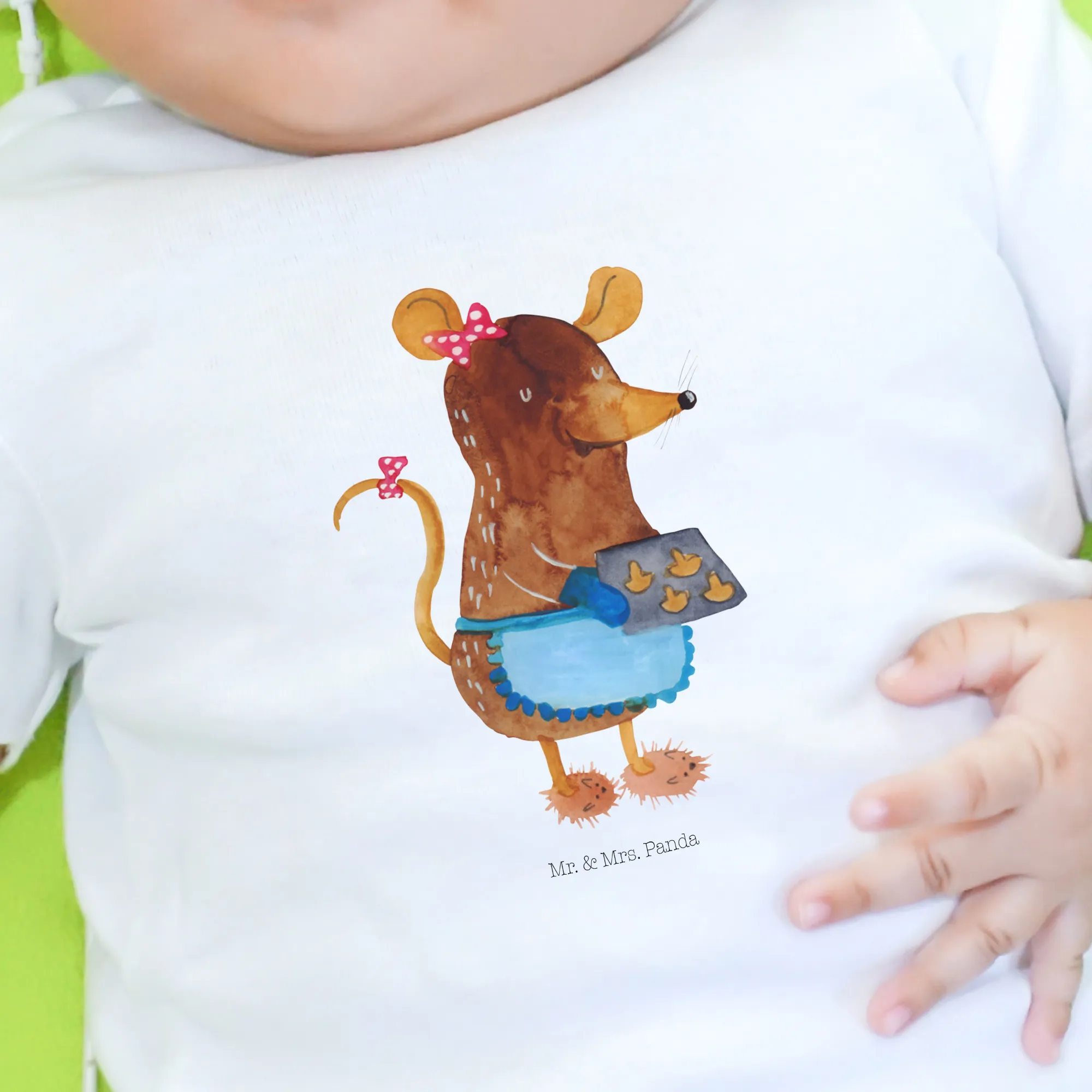 Organic Baby Shirt Maus Kekse