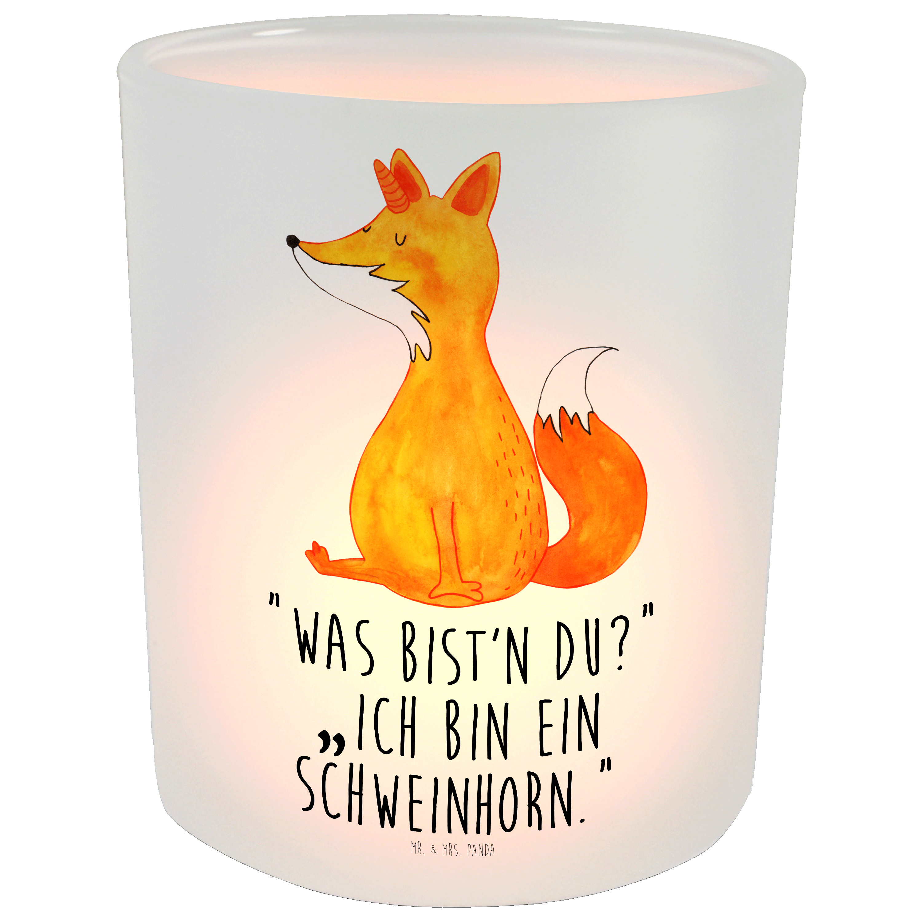 Windlicht Einhorn Fuchs