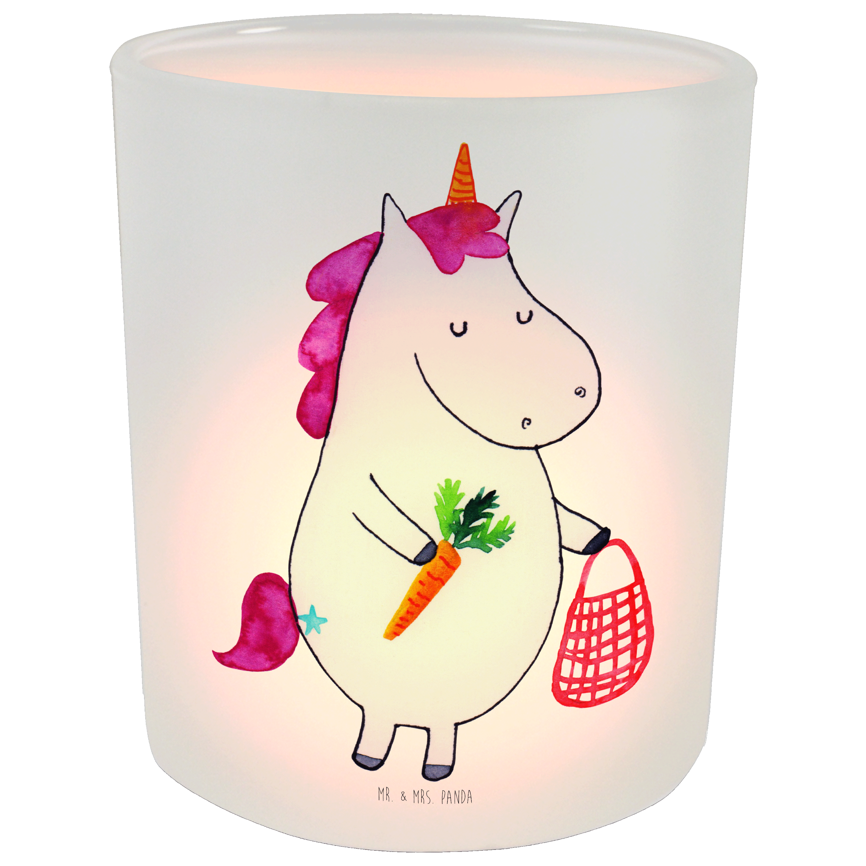 Windlicht Einhorn Vegan