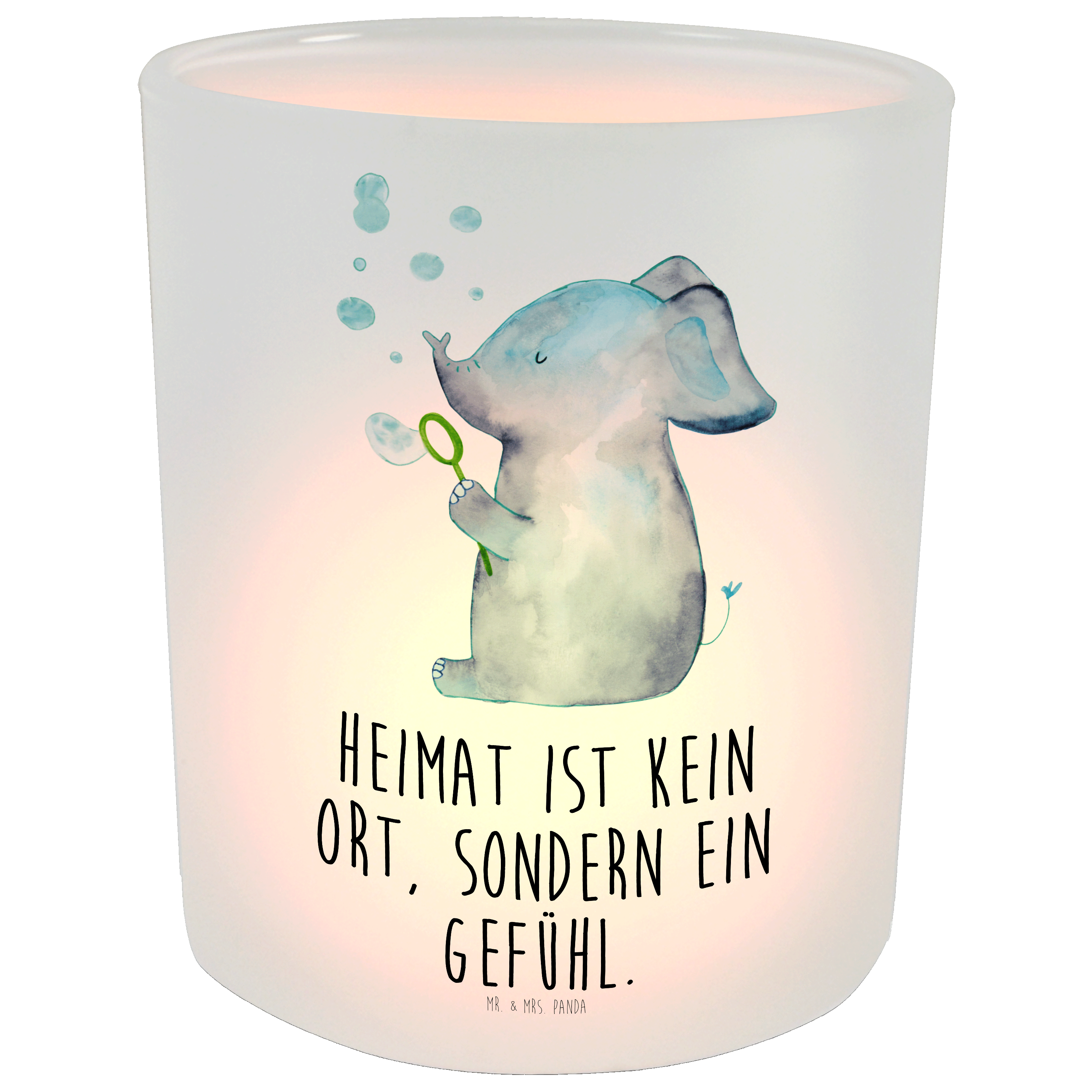 Windlicht Elefant Seifenblasen