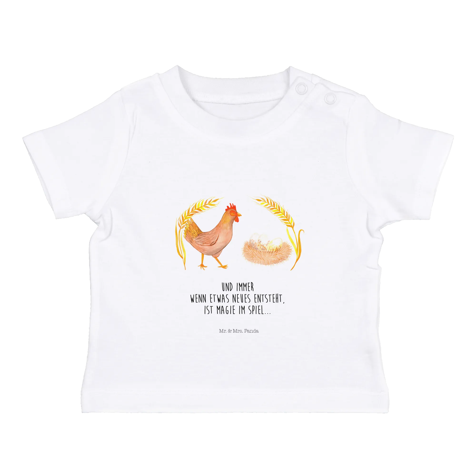 Organic Baby Shirt Huhn Stolz