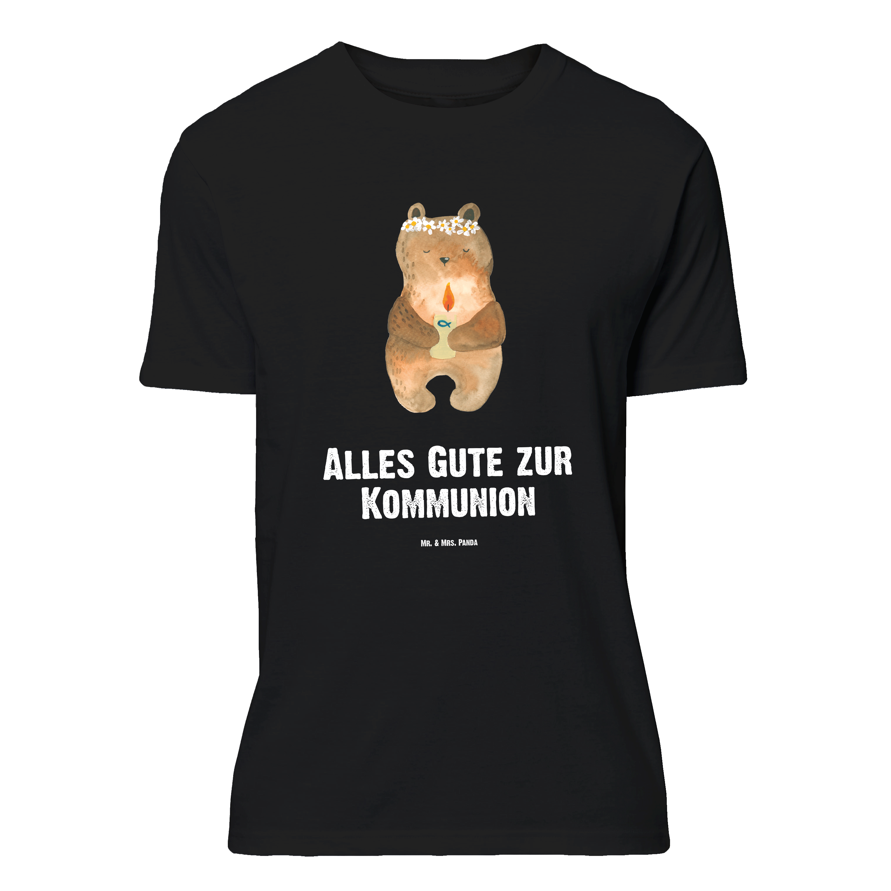 Größe XXL T-Shirt Bär Kommunion - Geschenk Geburstag Sprüche Damen Teddy Tshirt