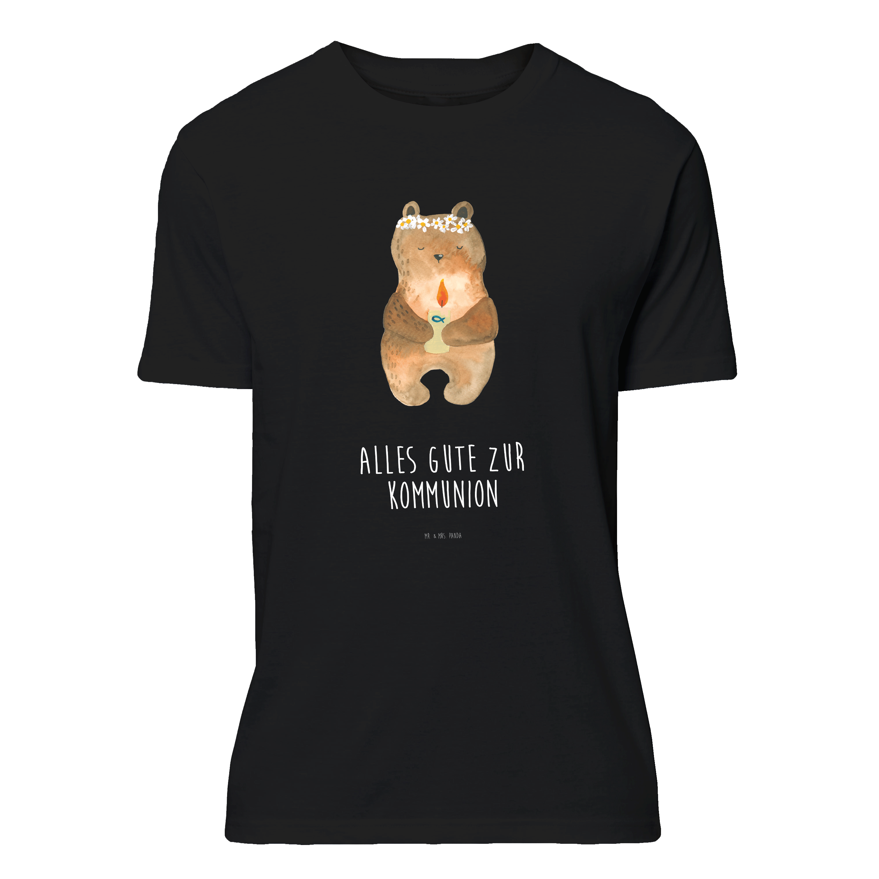 Größe XXL T-Shirt Bär Kommunion - Geschenk Geburstag Sprüche Damen Teddy Tshirt