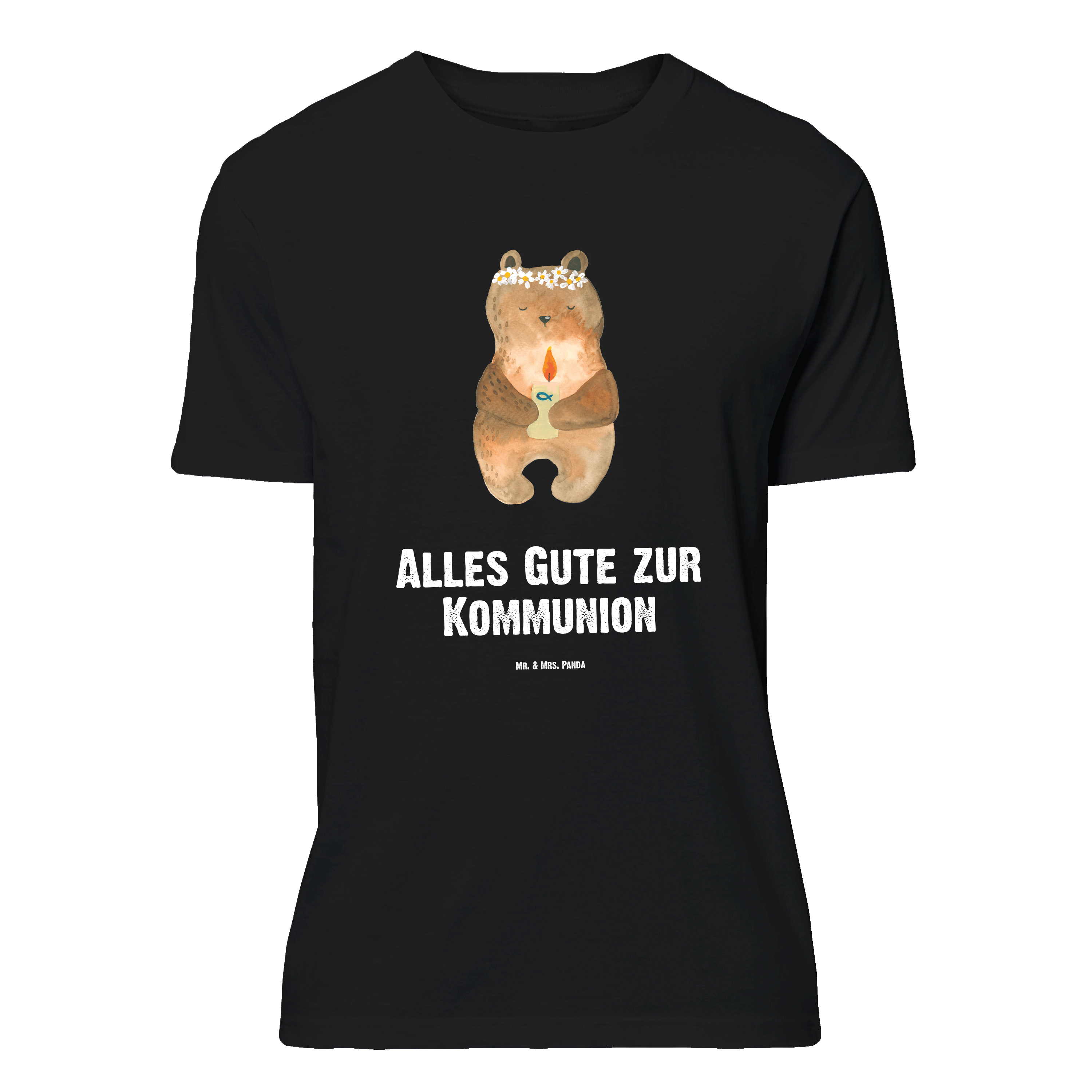 Größe XXL T-Shirt Bär Kommunion - Geschenk Geburstag Sprüche Damen Teddy Tshirt