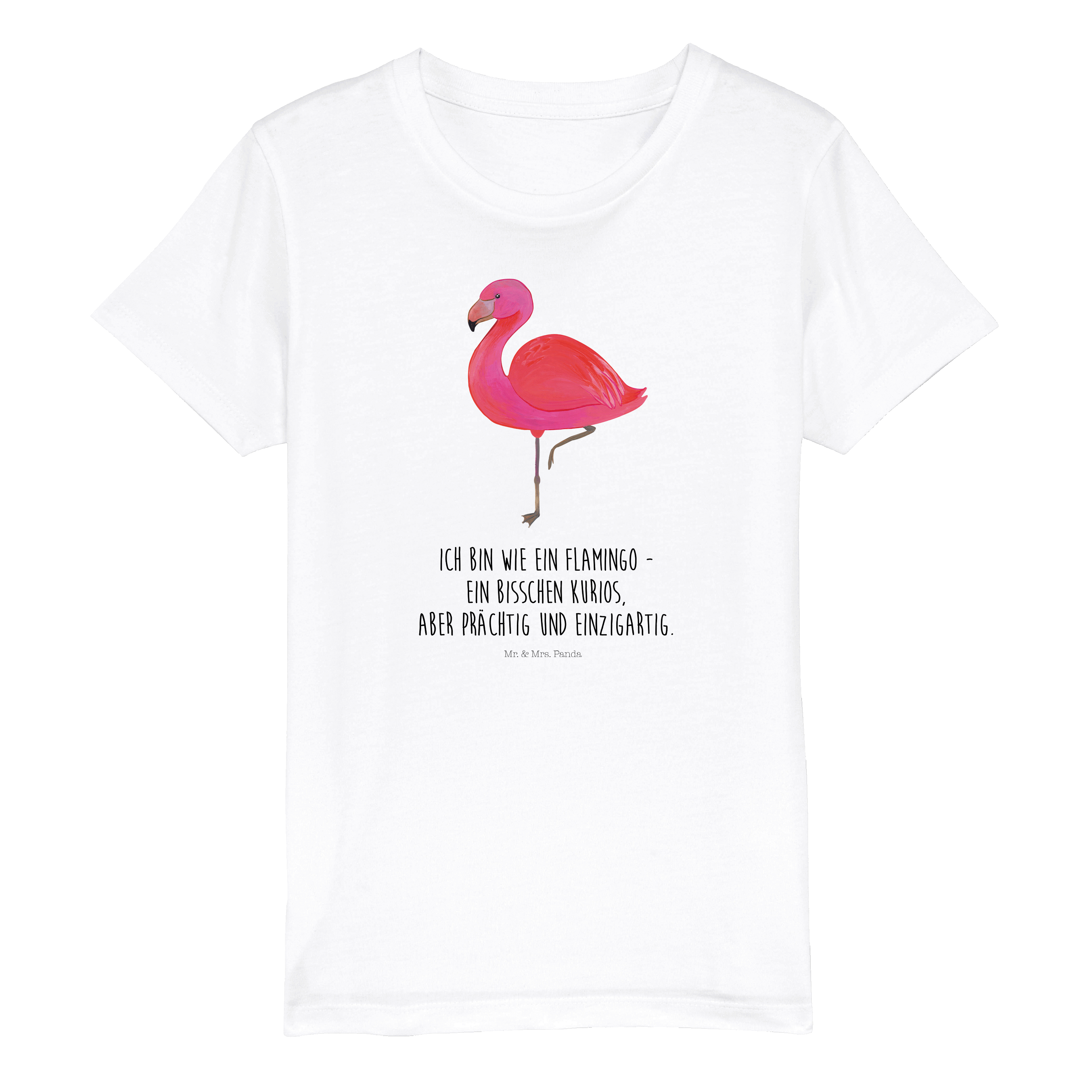 Organic Kinder T-Shirt Flamingo Classic