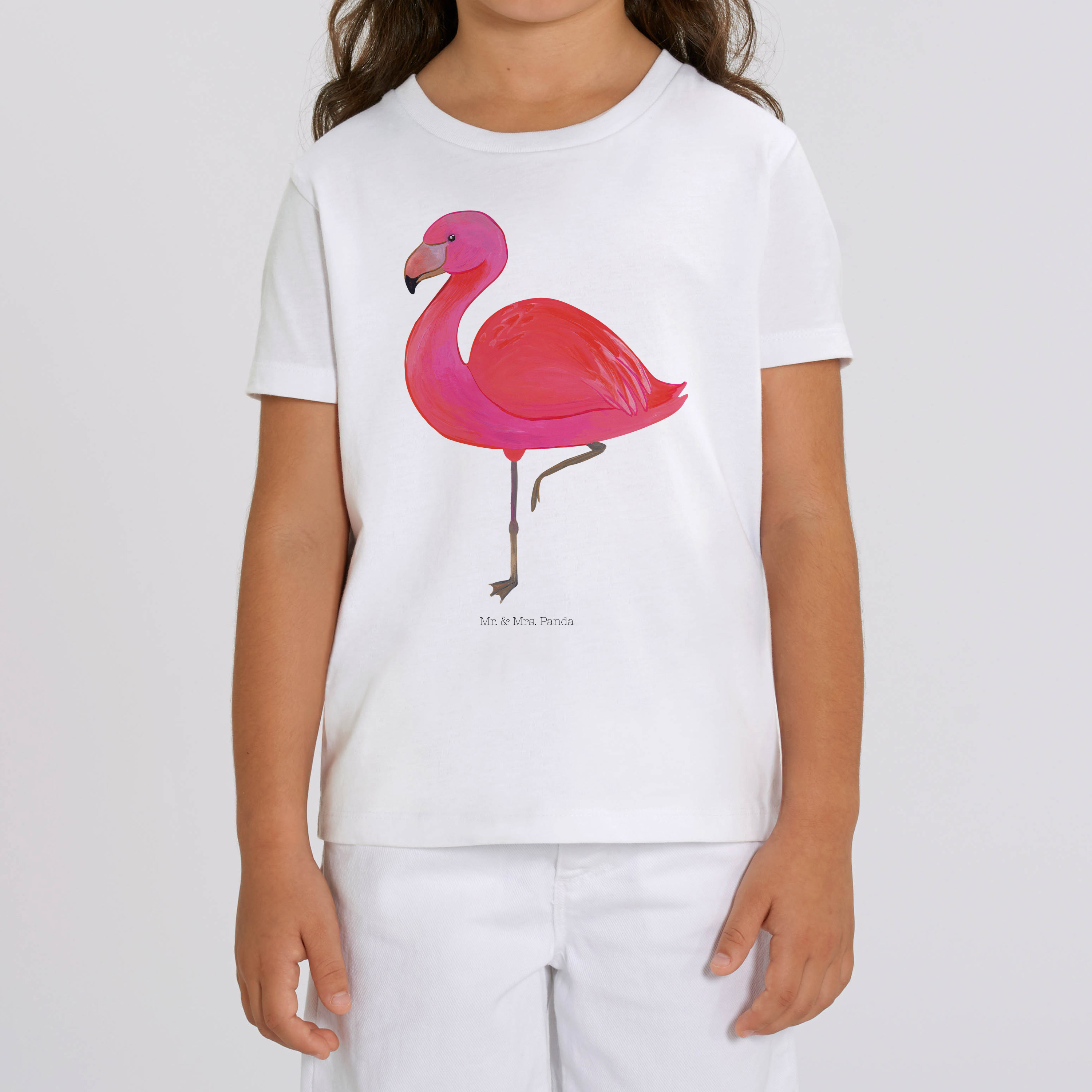 Organic Kinder T-Shirt Flamingo Classic