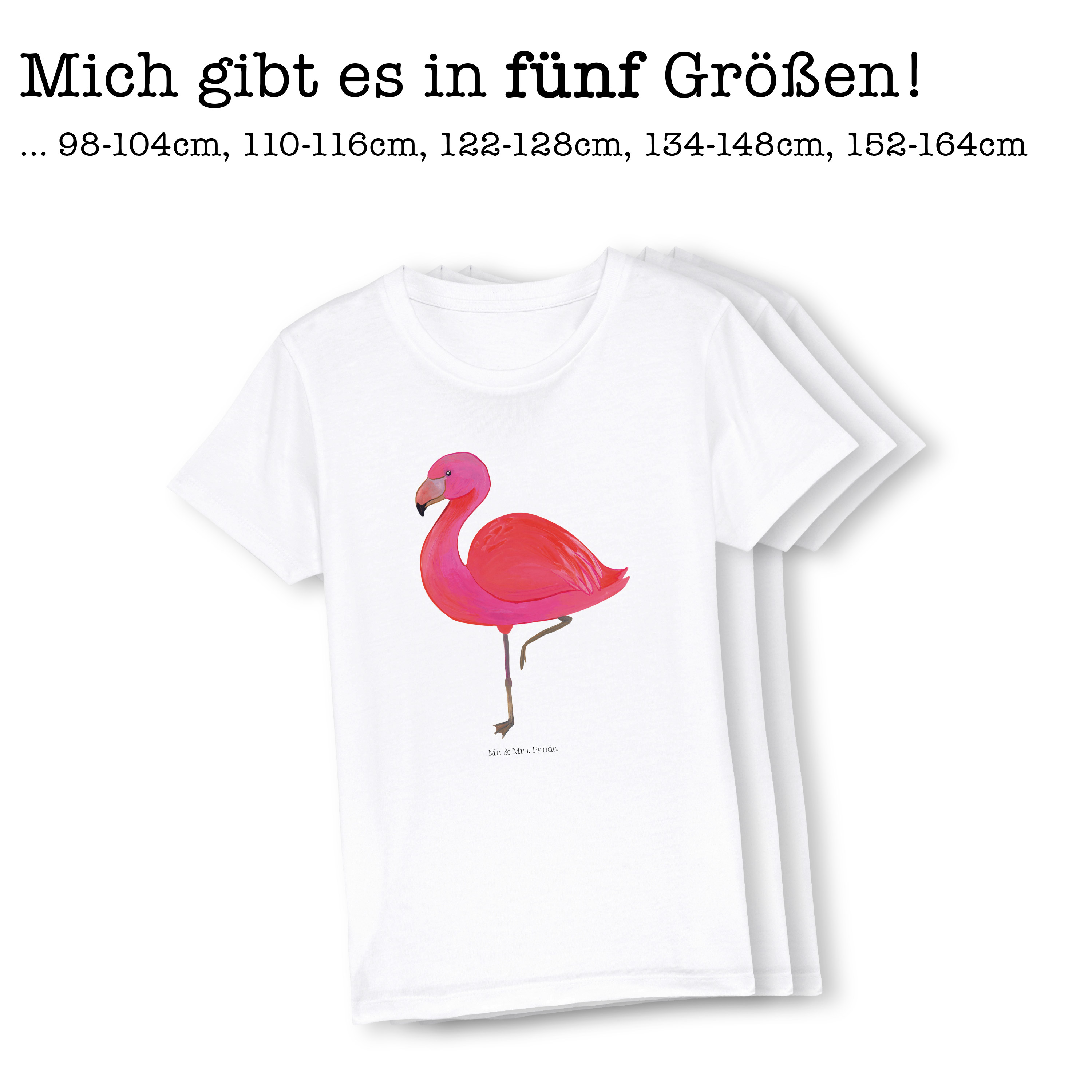 Organic Kinder T-Shirt Flamingo Classic