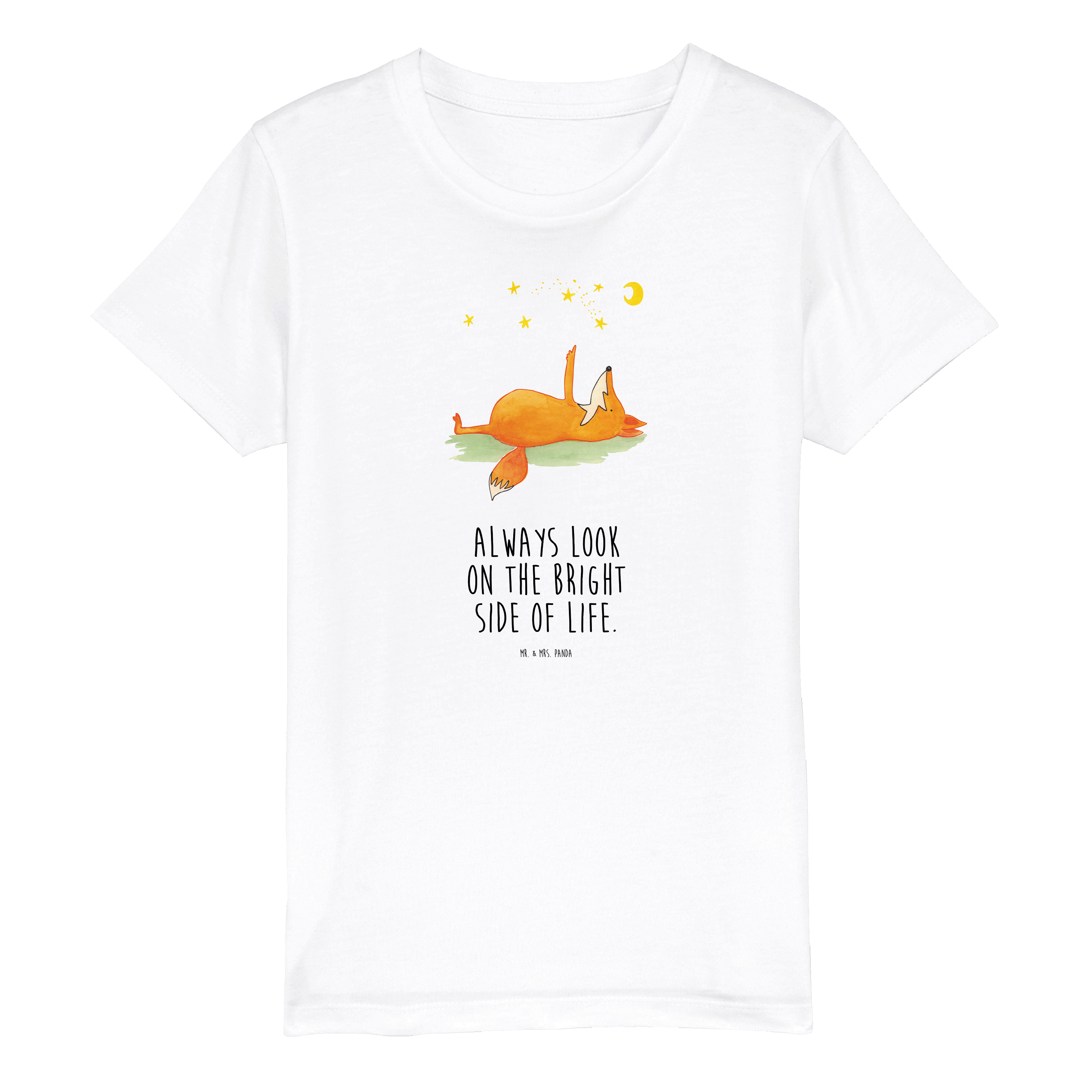 Organic Kinder T-Shirt Fuchs Sterne