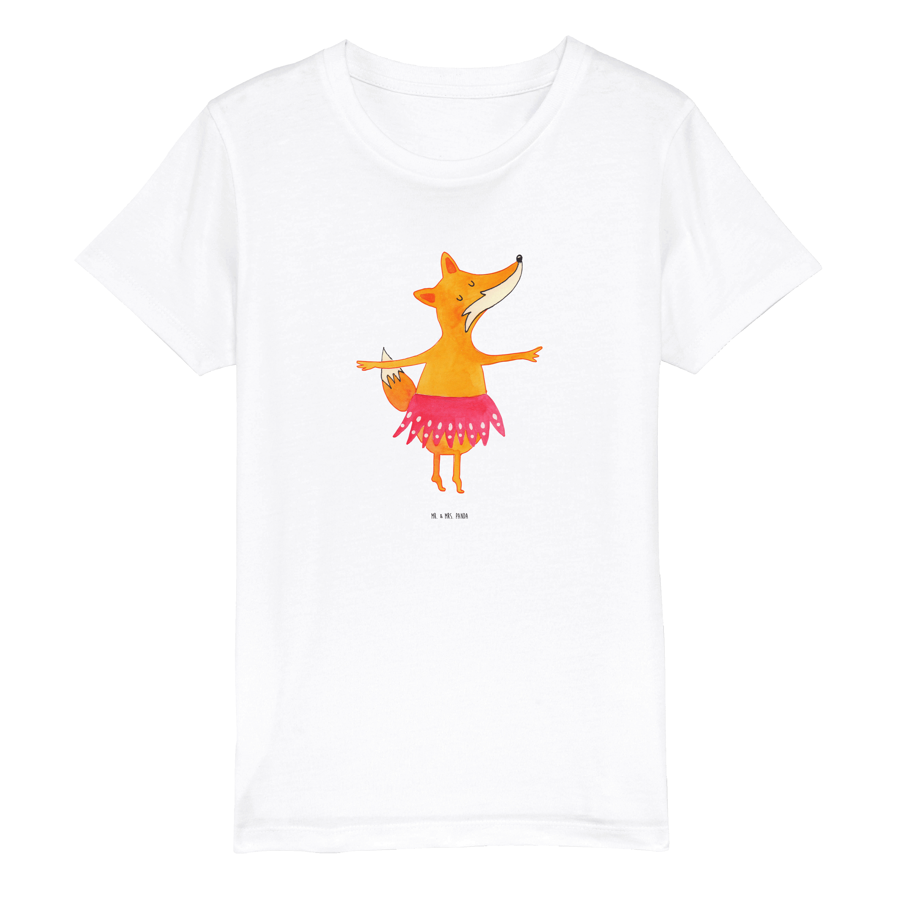 Organic Kinder T-Shirt Fuchs Ballerina