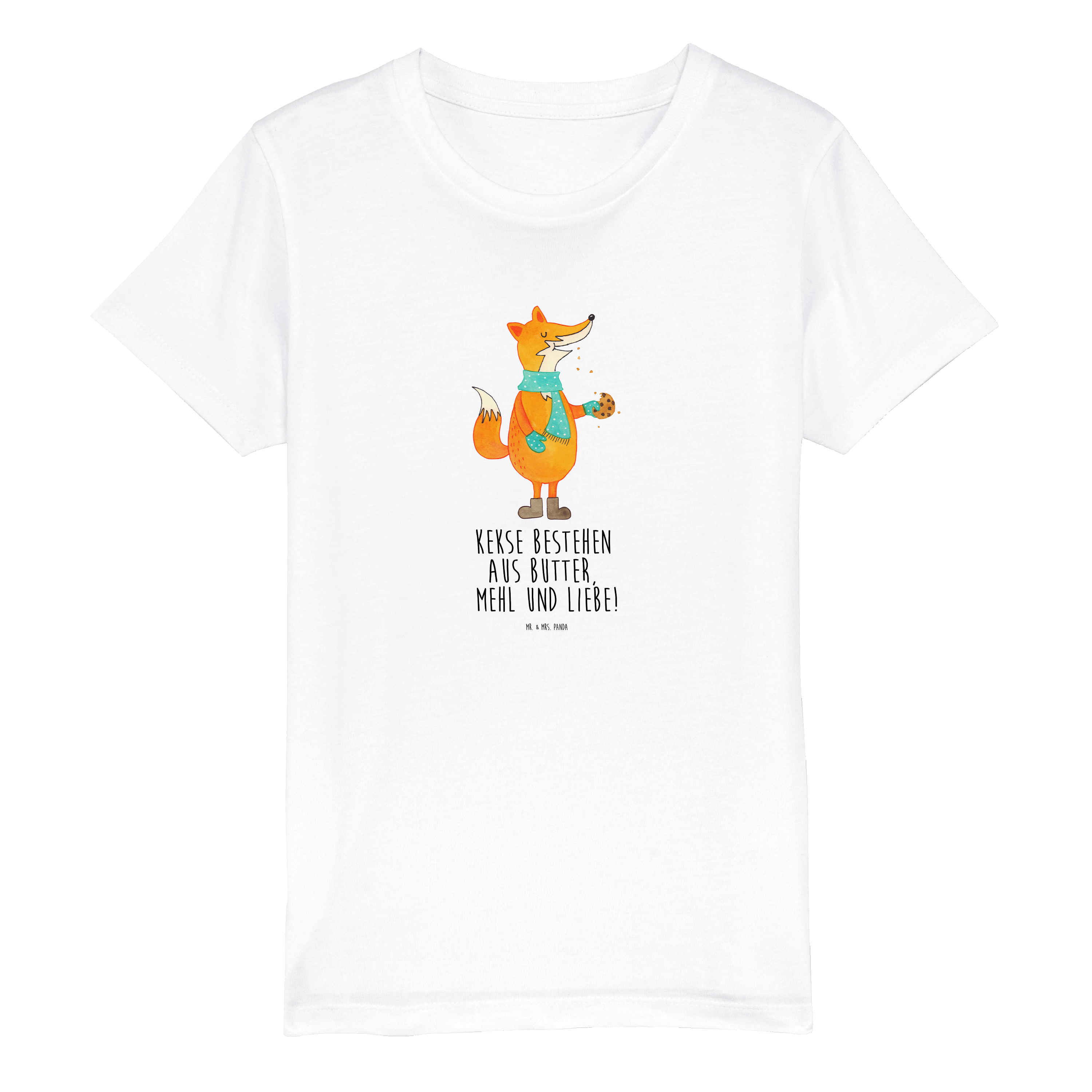 Organic Kinder T-Shirt Fuchs Keks