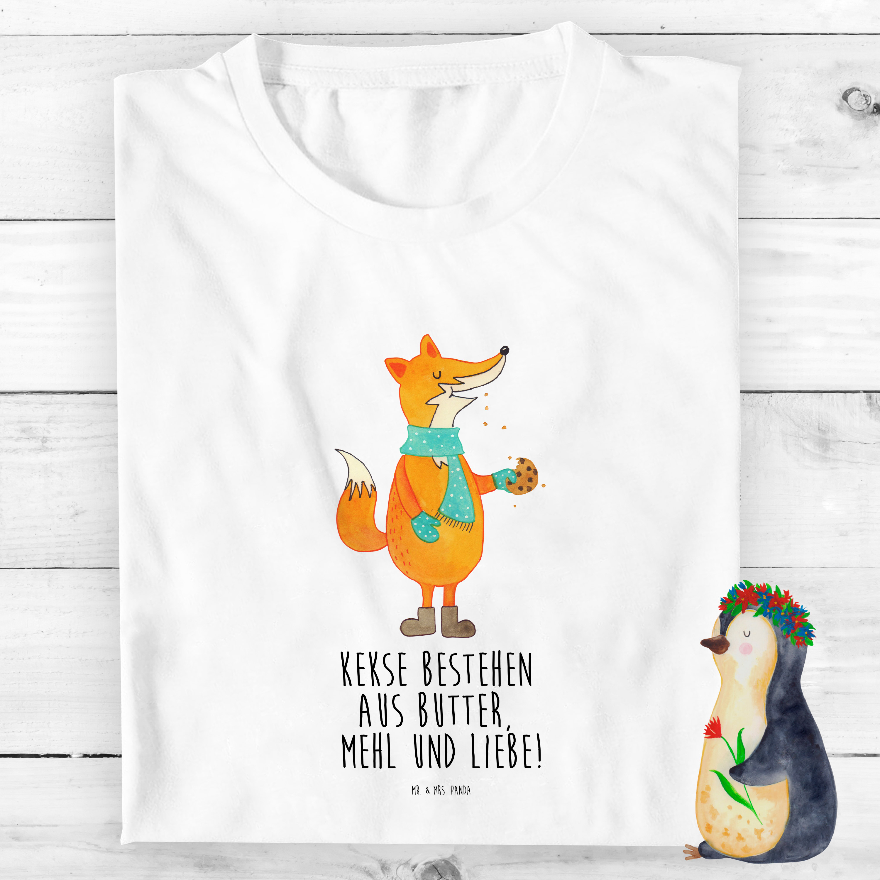 Organic Kinder T-Shirt Fuchs Keks