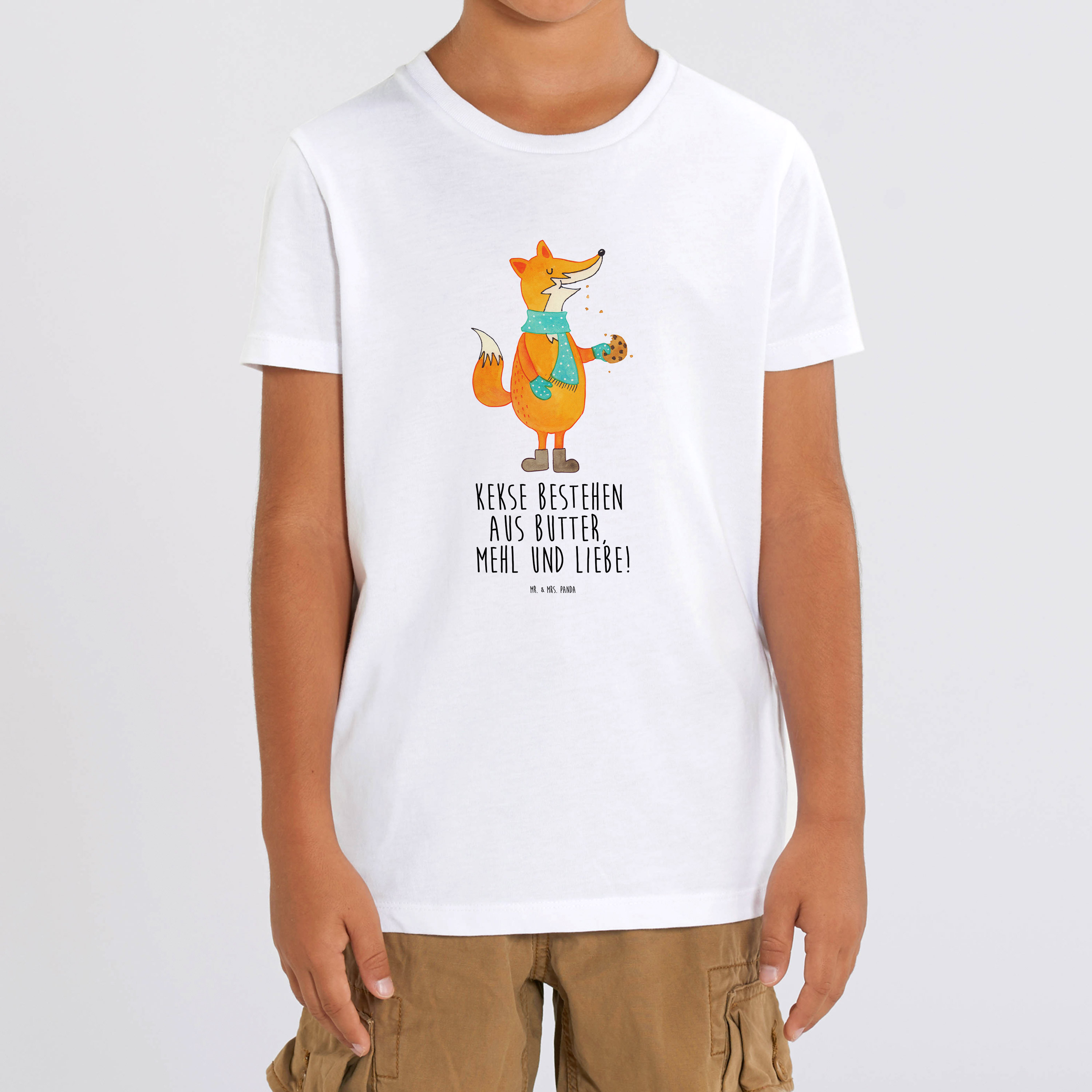 Organic Kinder T-Shirt Fuchs Keks