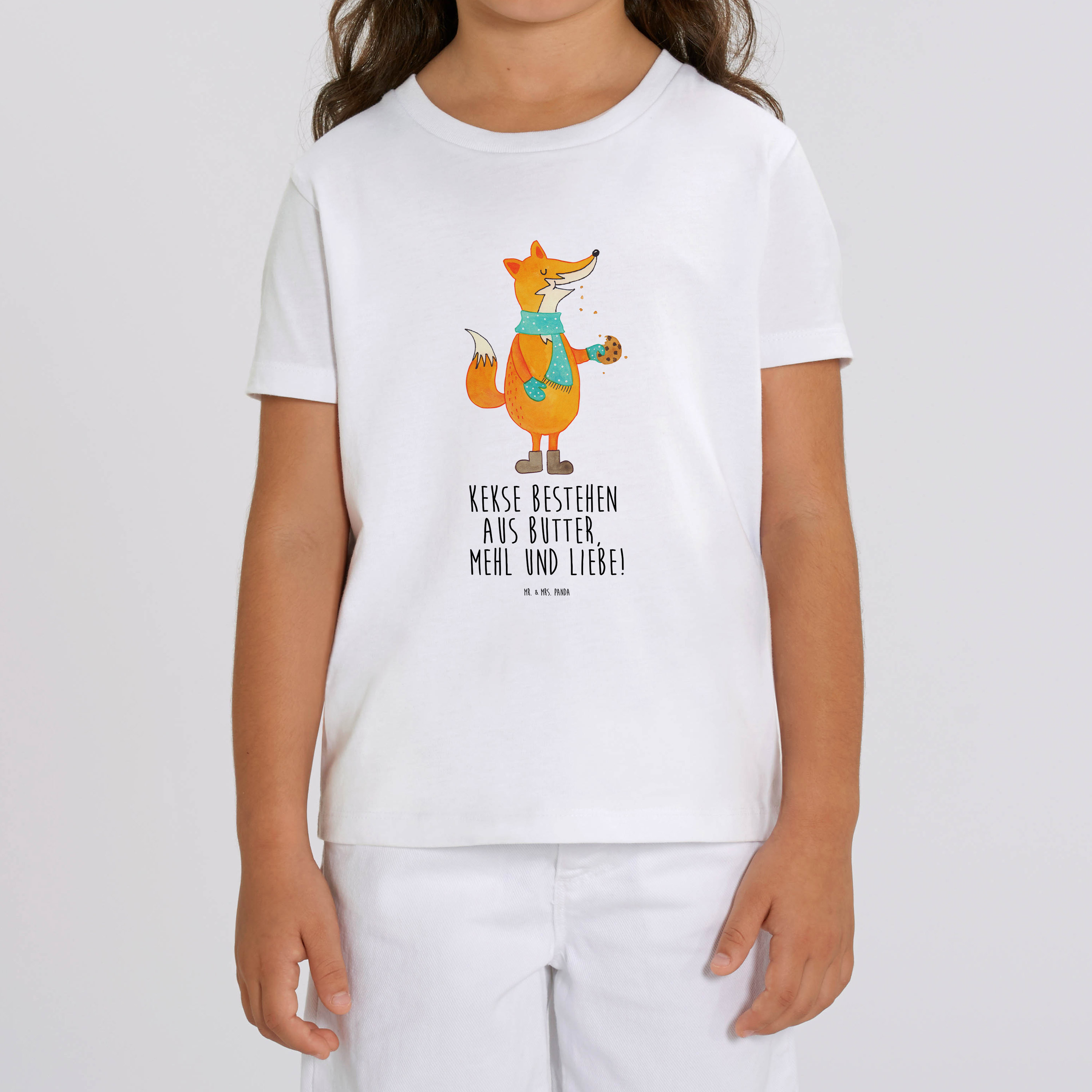 Organic Kinder T-Shirt Fuchs Keks