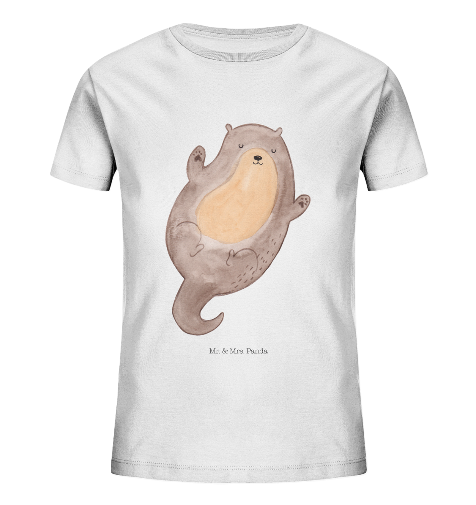 Organic Kinder T-Shirt Otter Umarmen