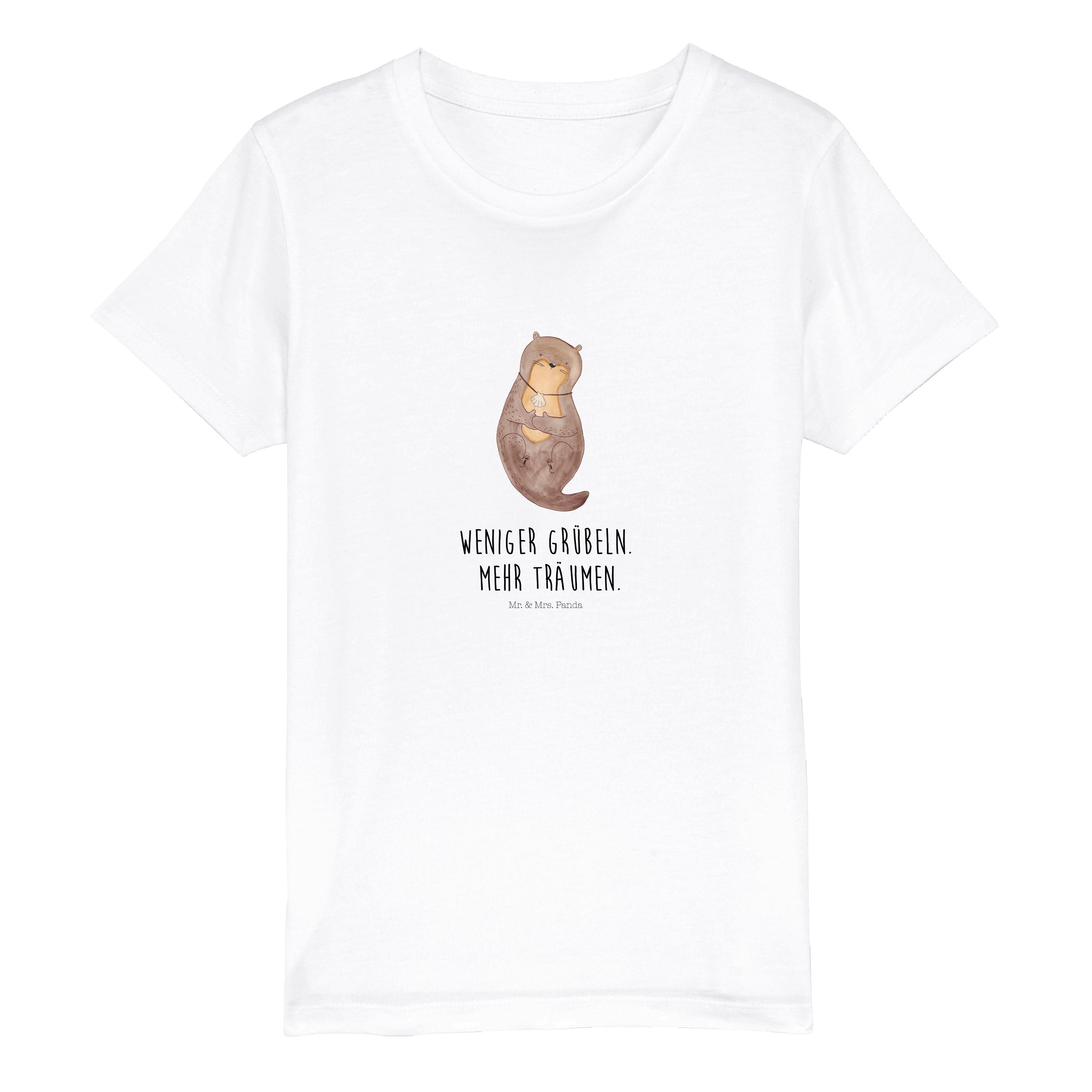 Organic Kinder T-Shirt Otter Muschel