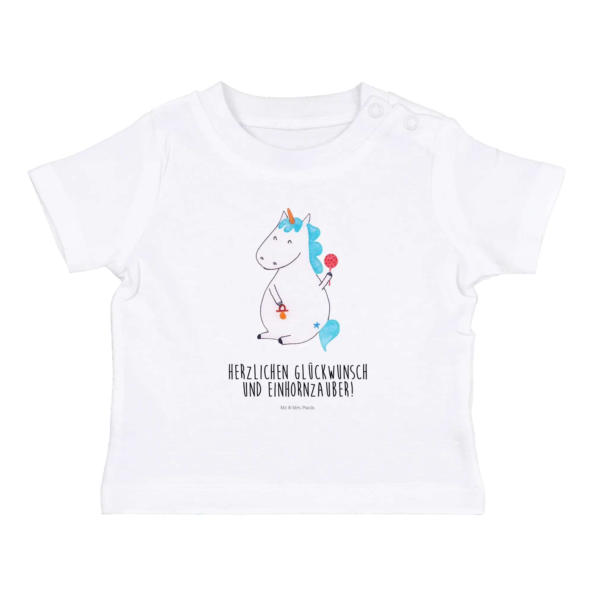 Organic Baby Shirt Einhorn Baby