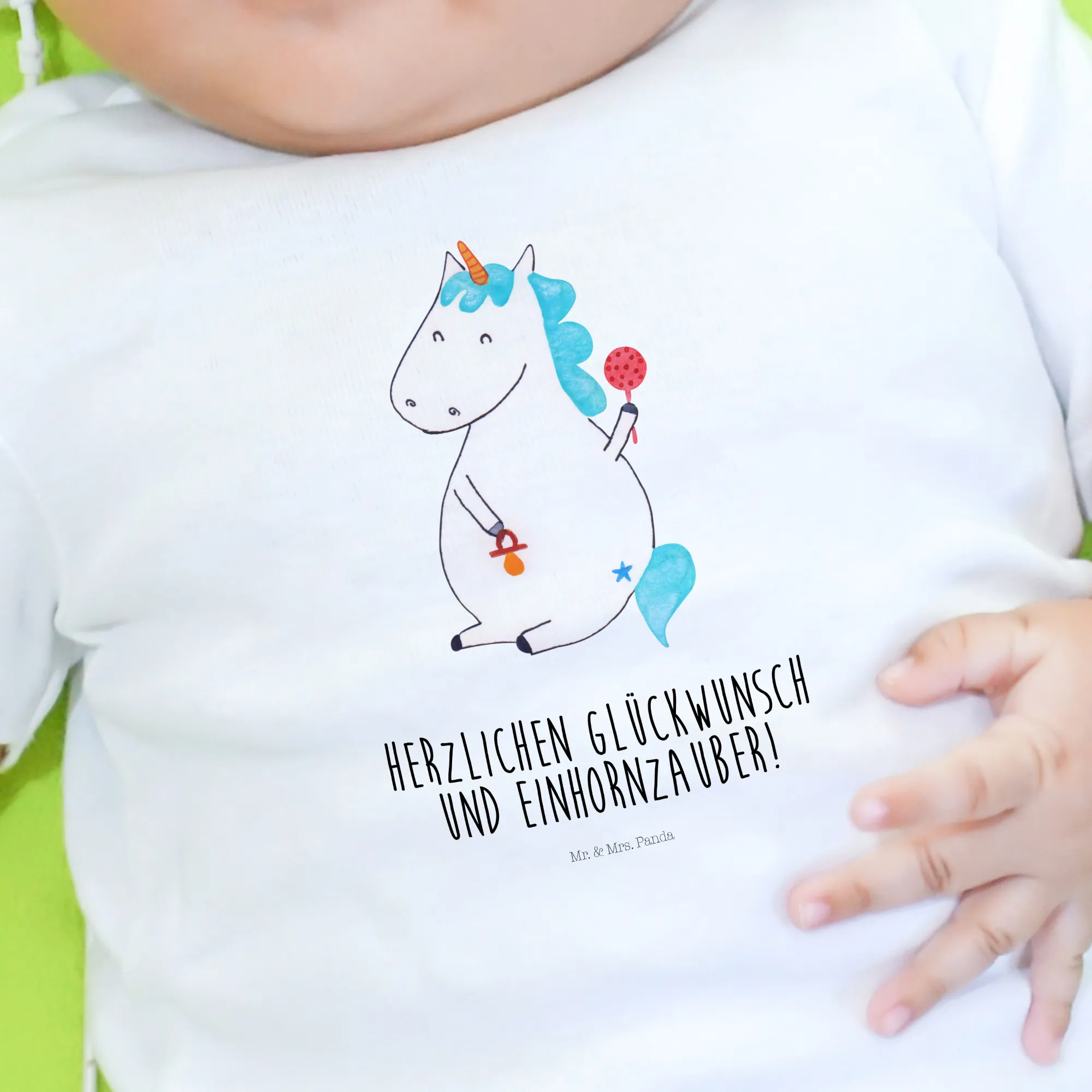 Organic Baby Shirt Einhorn Baby