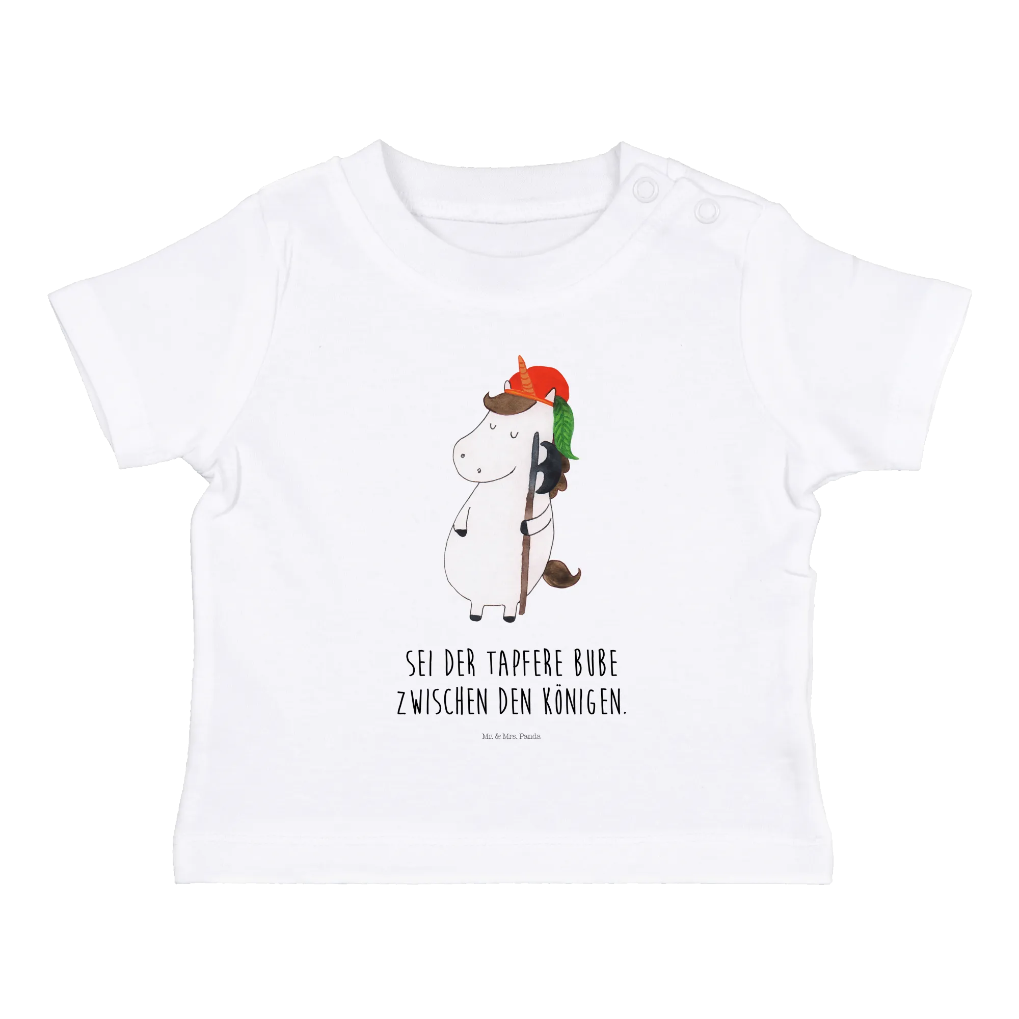 Organic Baby Shirt Einhorn Junge