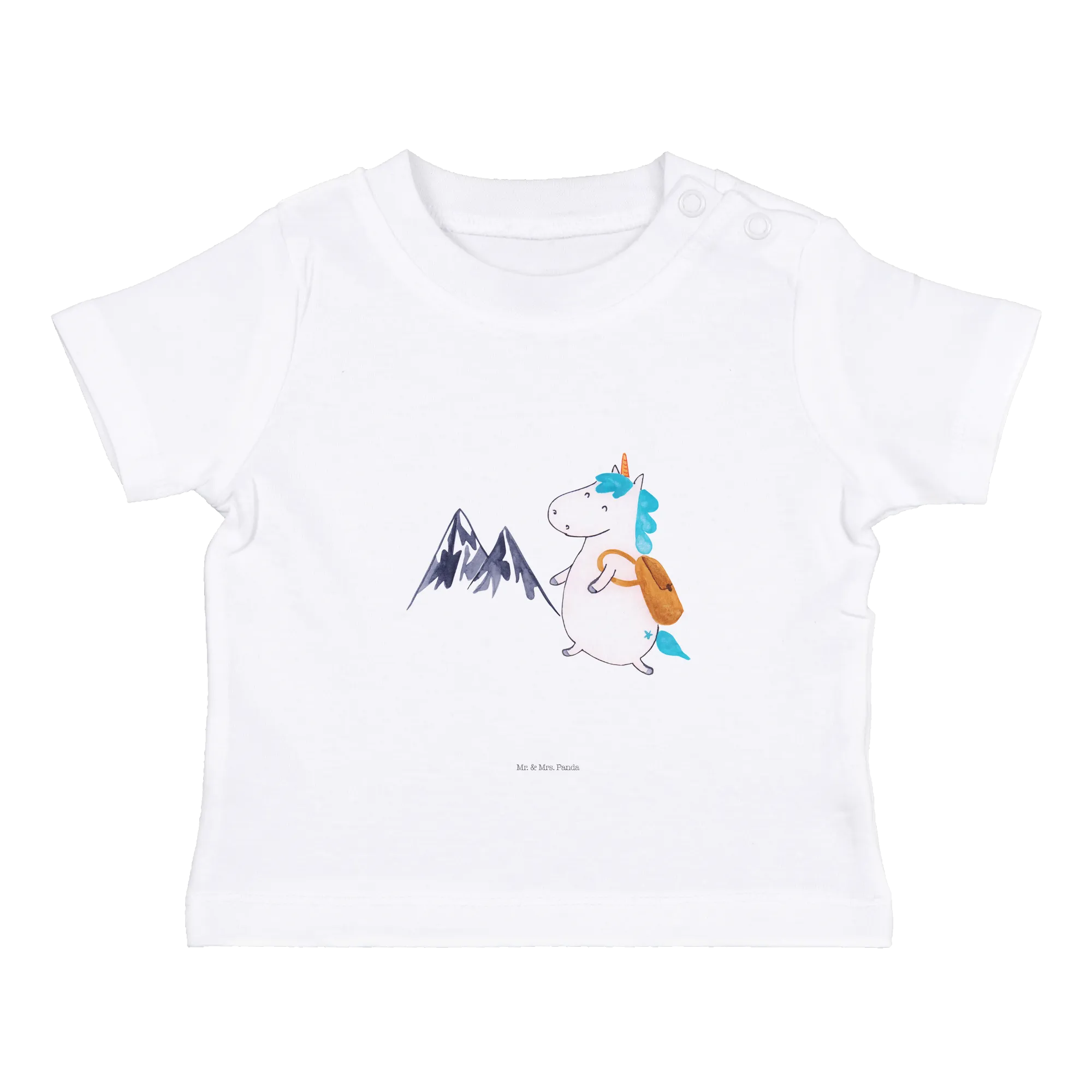 Organic Baby Shirt Einhorn Bergsteiger