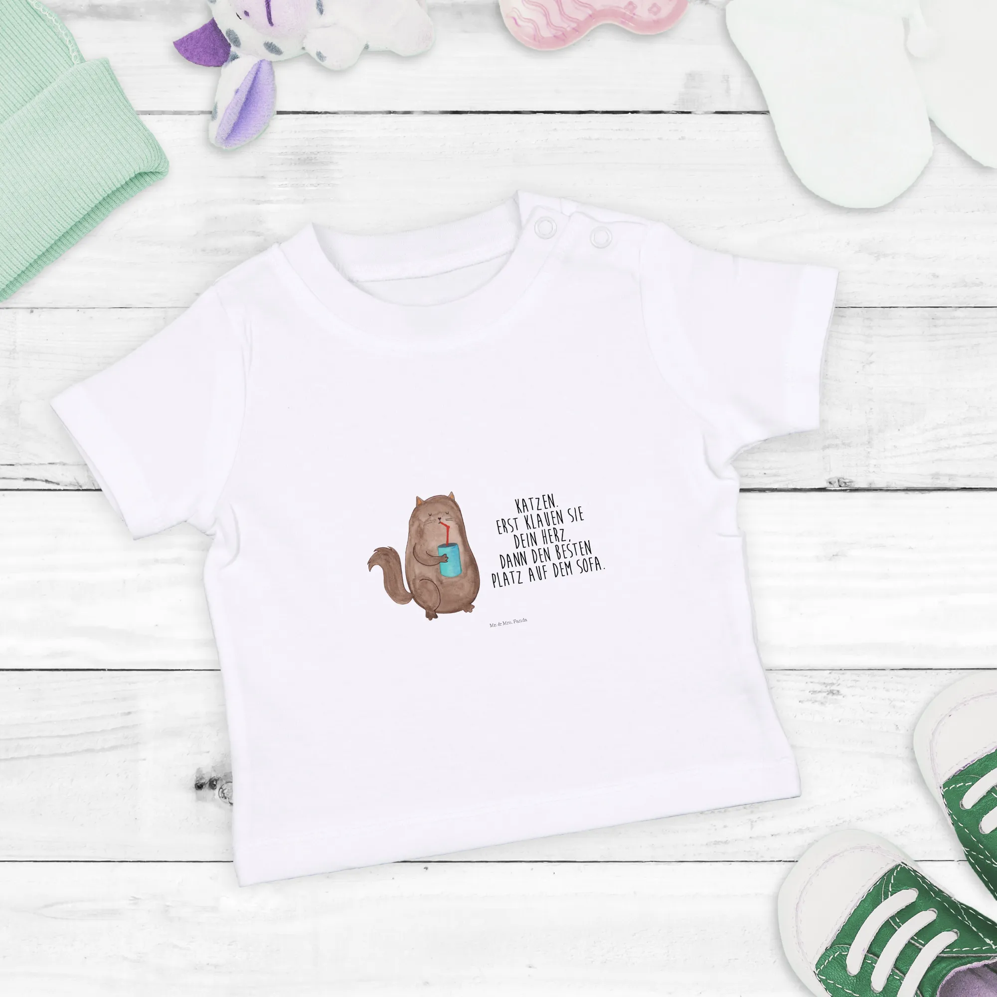 Organic Baby Shirt Pinguin Heirat