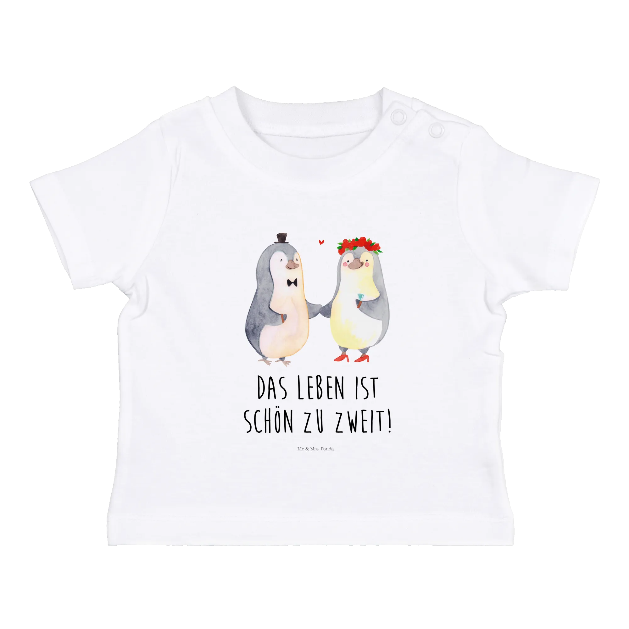 Organic Baby Shirt Pinguin Heirat