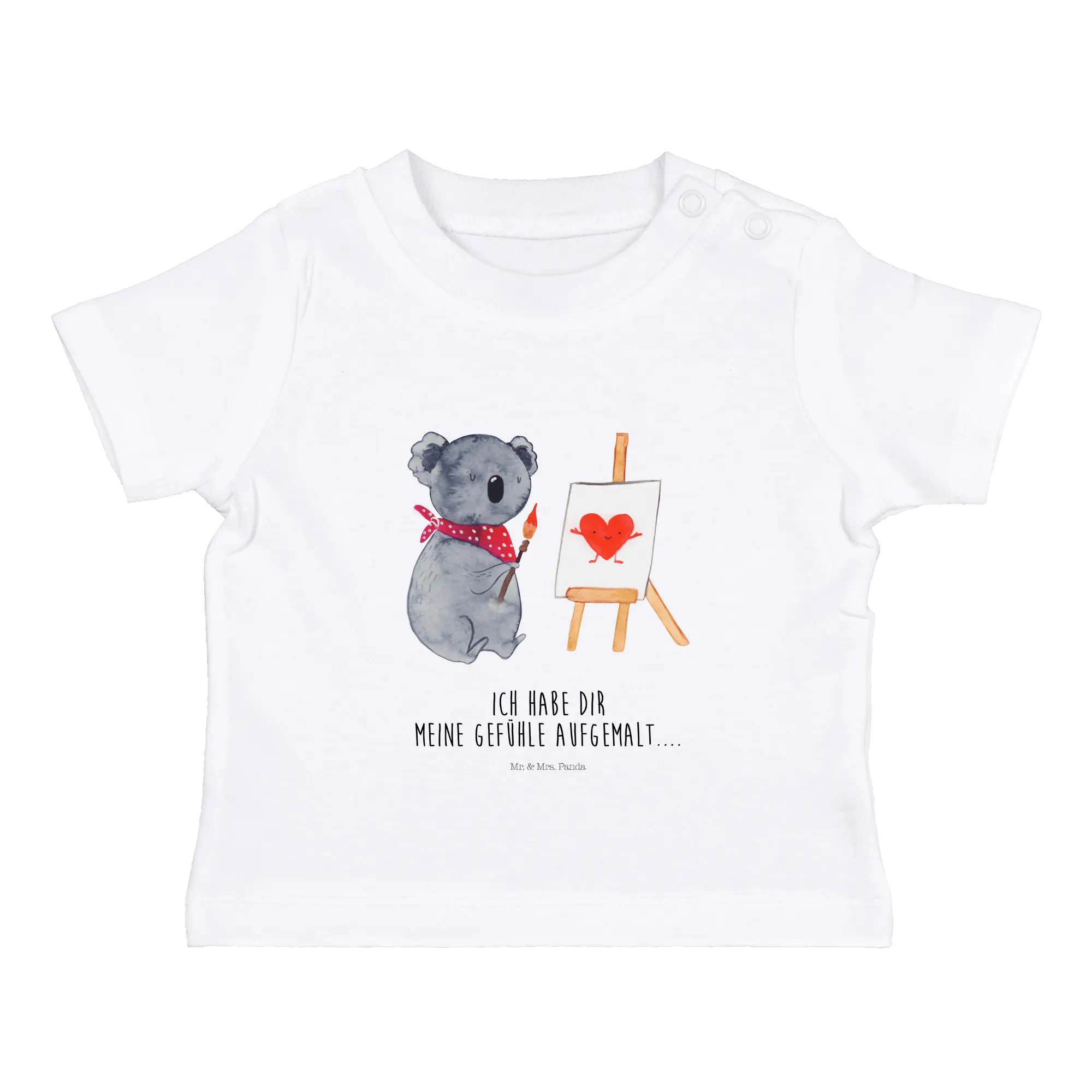 Organic Baby Shirt Koala Künstler