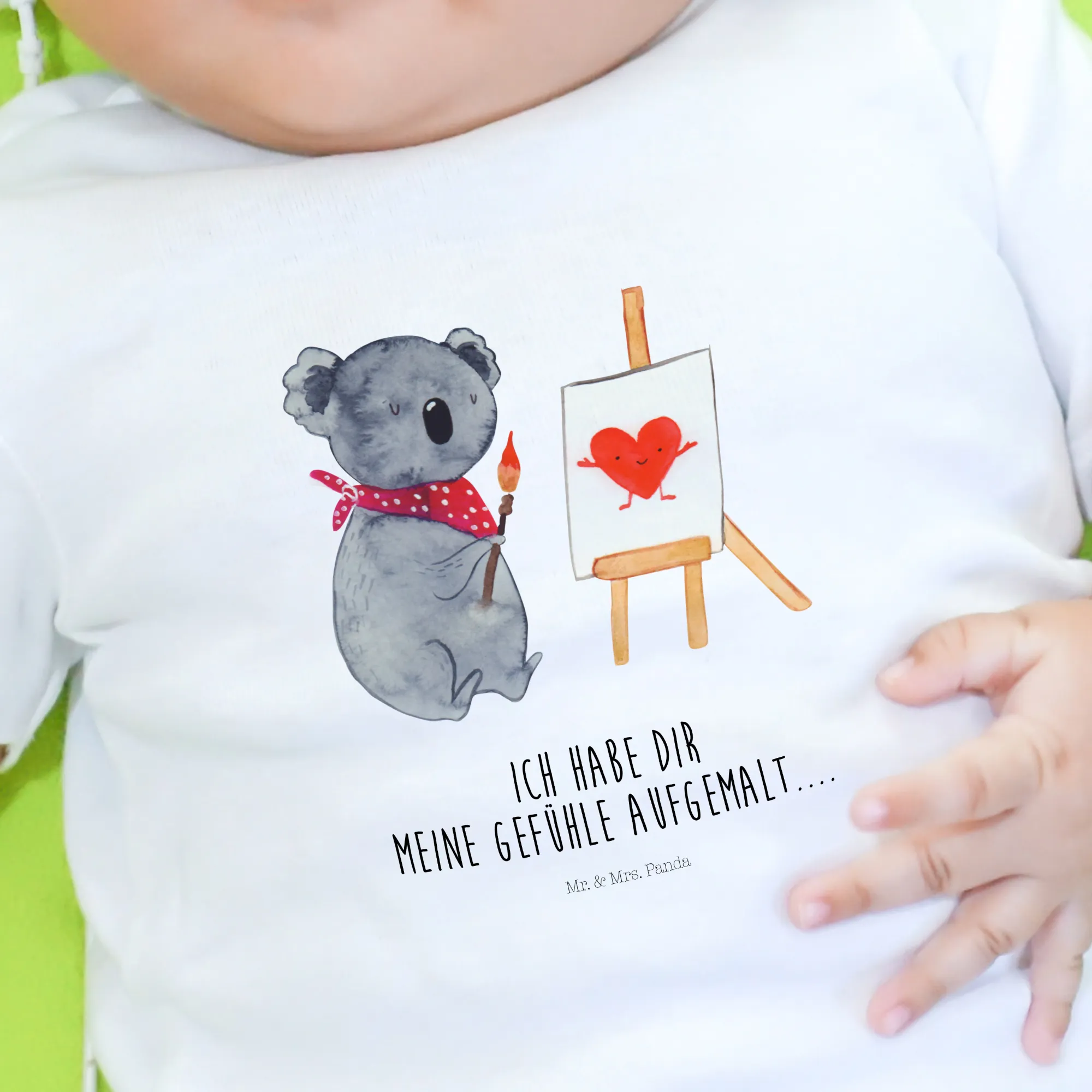 Organic Baby Shirt Koala Künstler