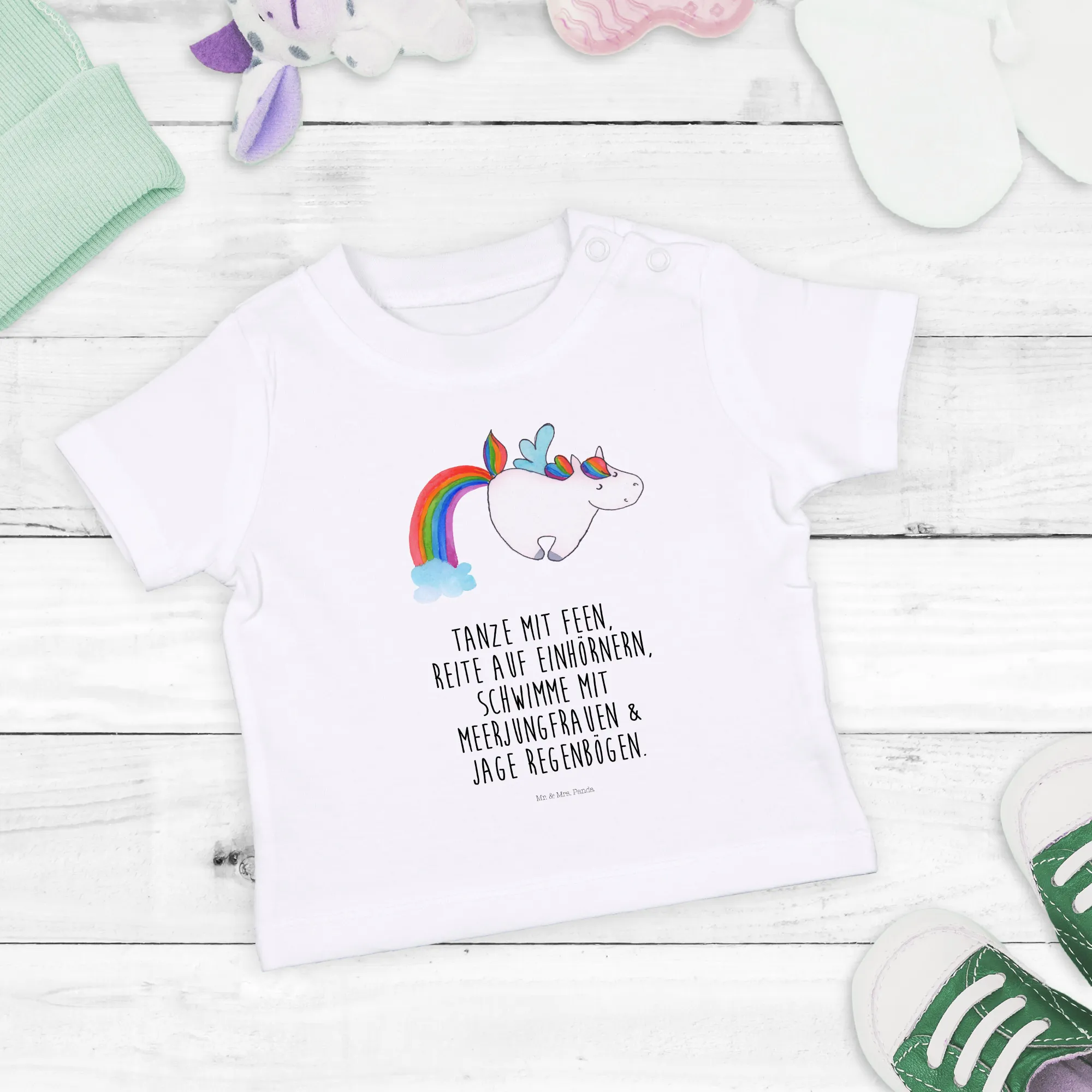 Organic Baby Shirt Einhorn Pegasus