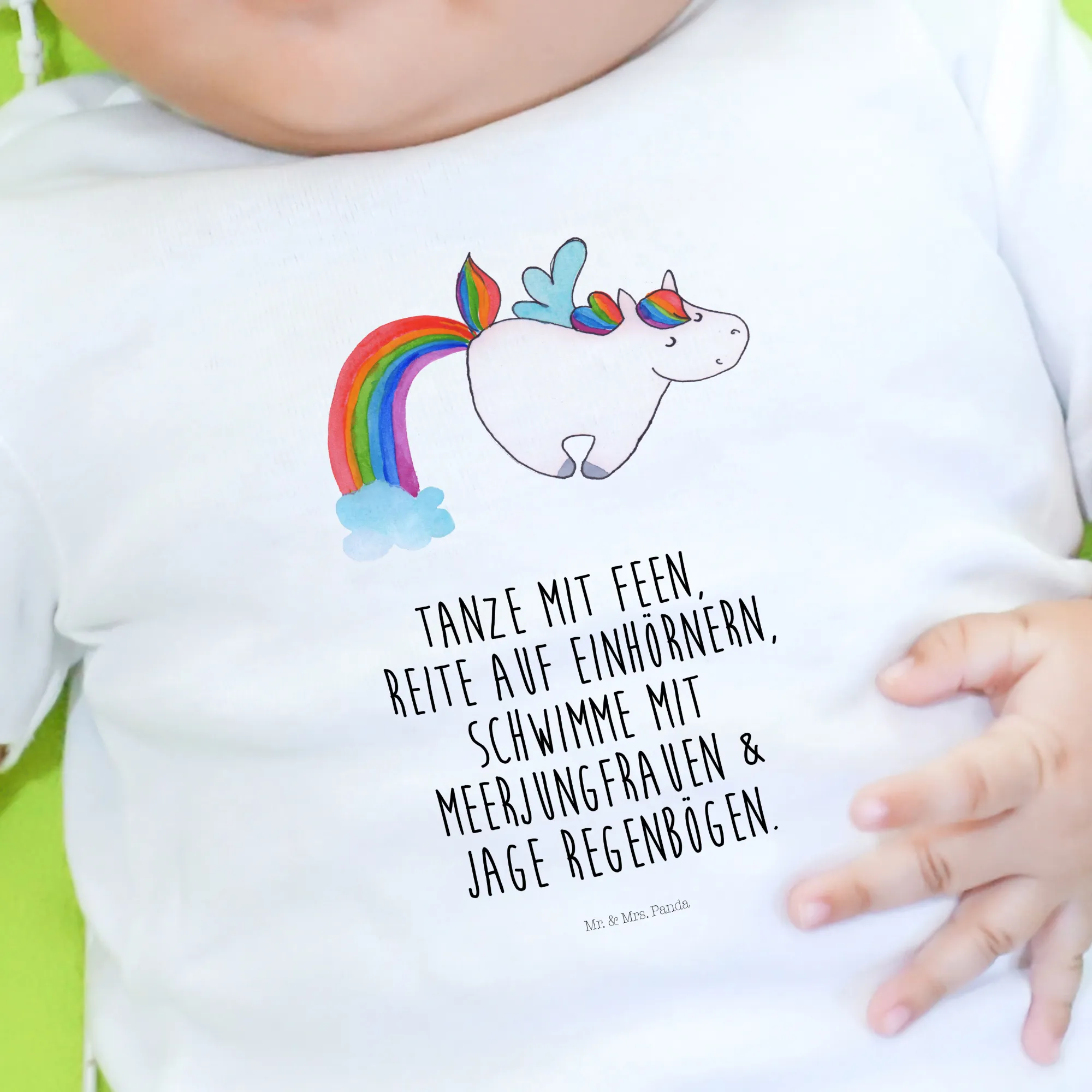 Organic Baby Shirt Einhorn Pegasus