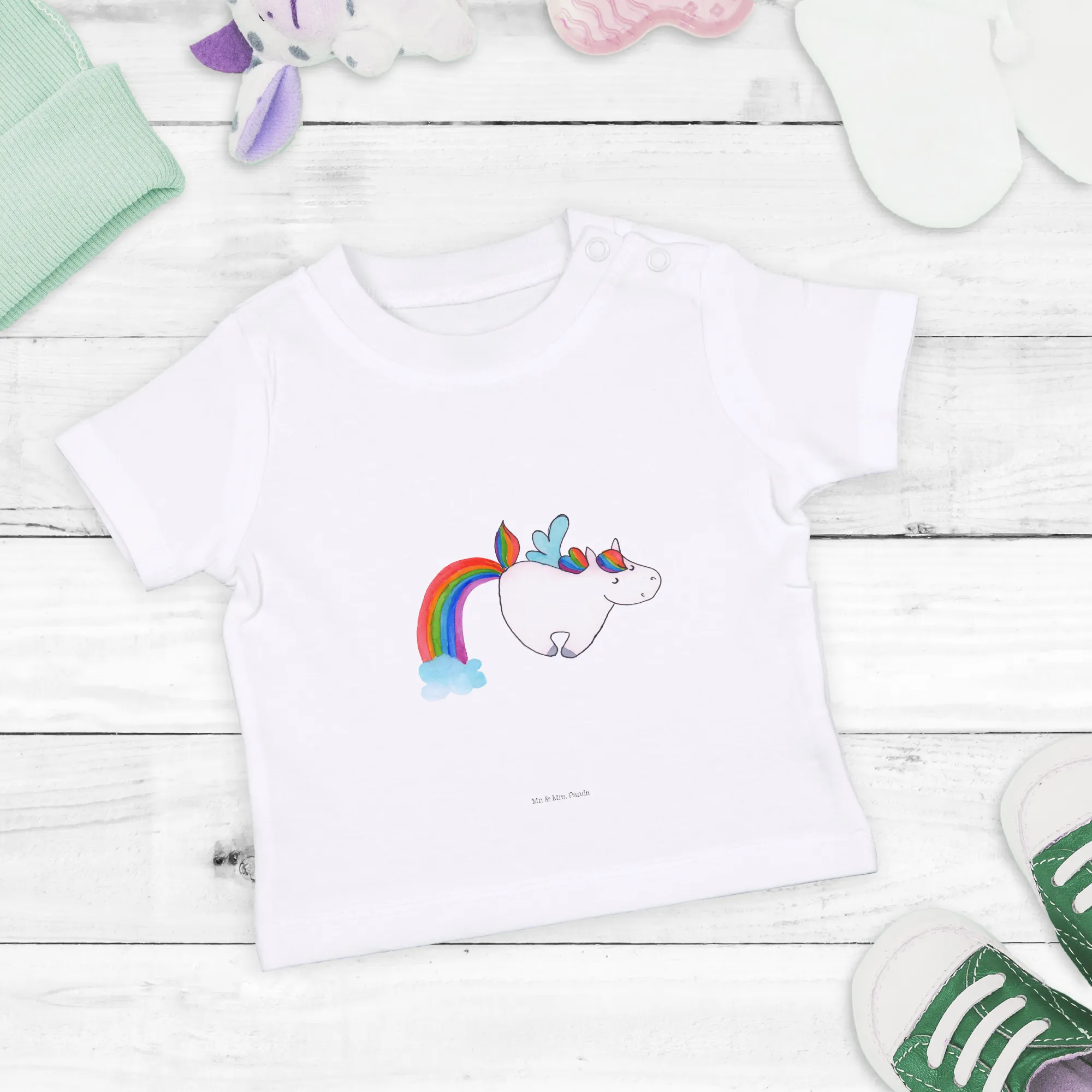 Organic Baby Shirt Einhorn Pegasus