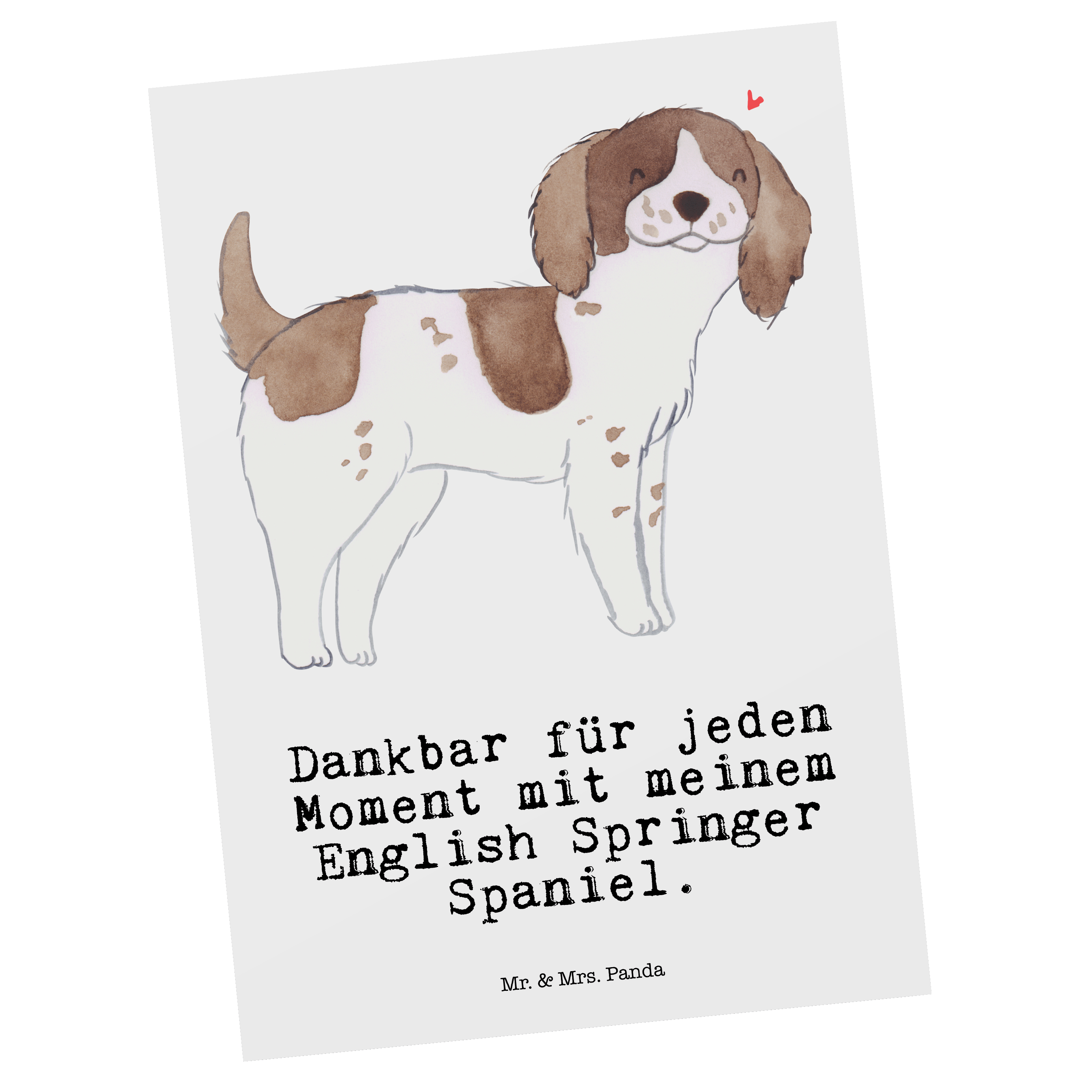 Postkarte English Springer Spaniel Moment