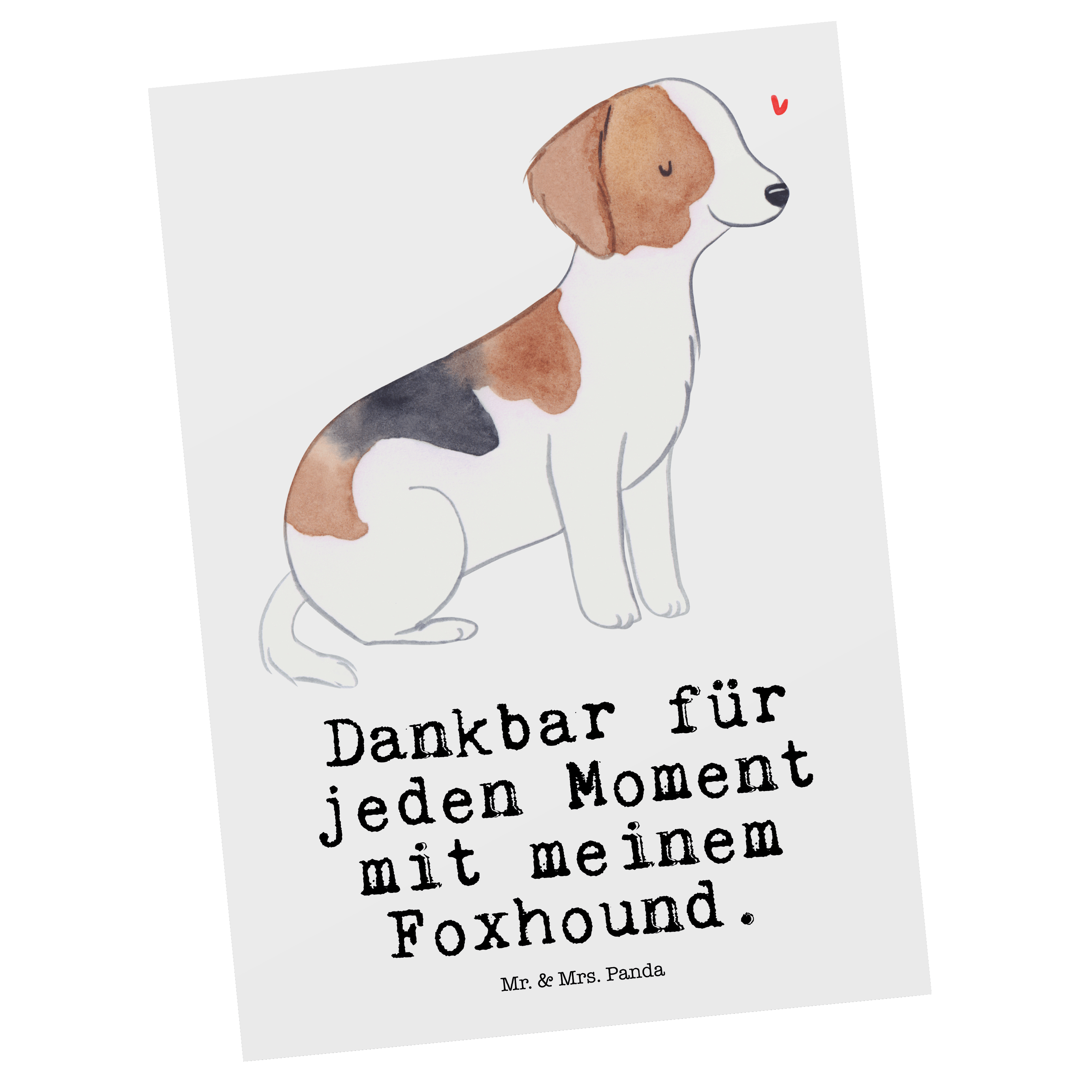 Postkarte Foxhound Moment