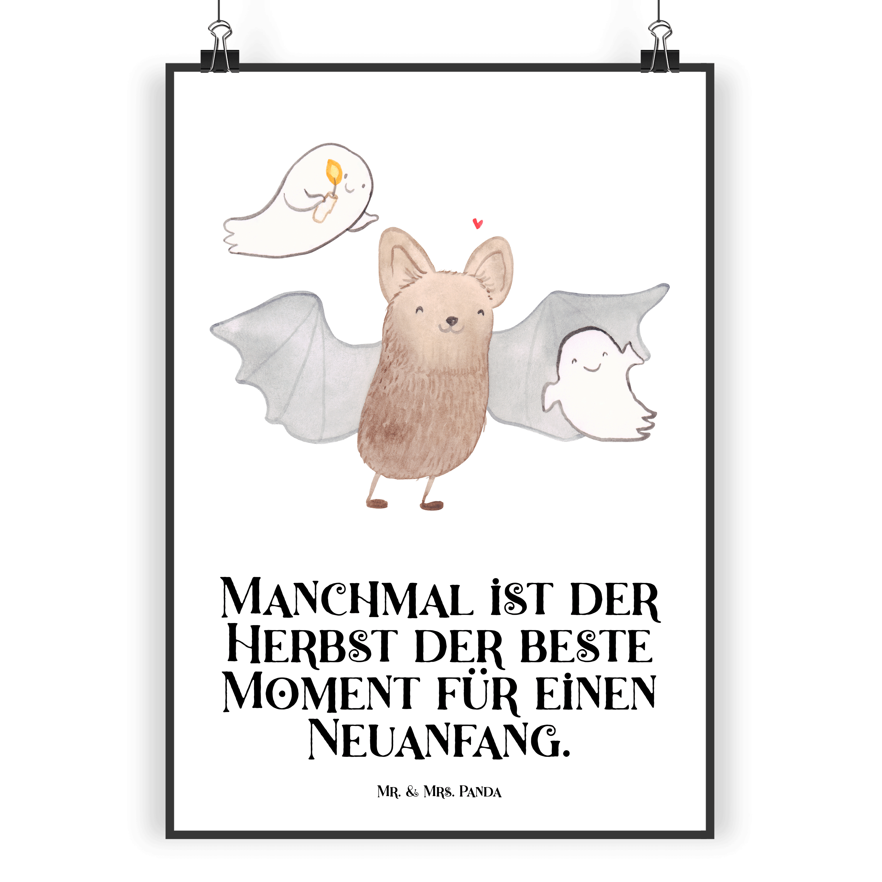 Poster Fledermaus Gespenster