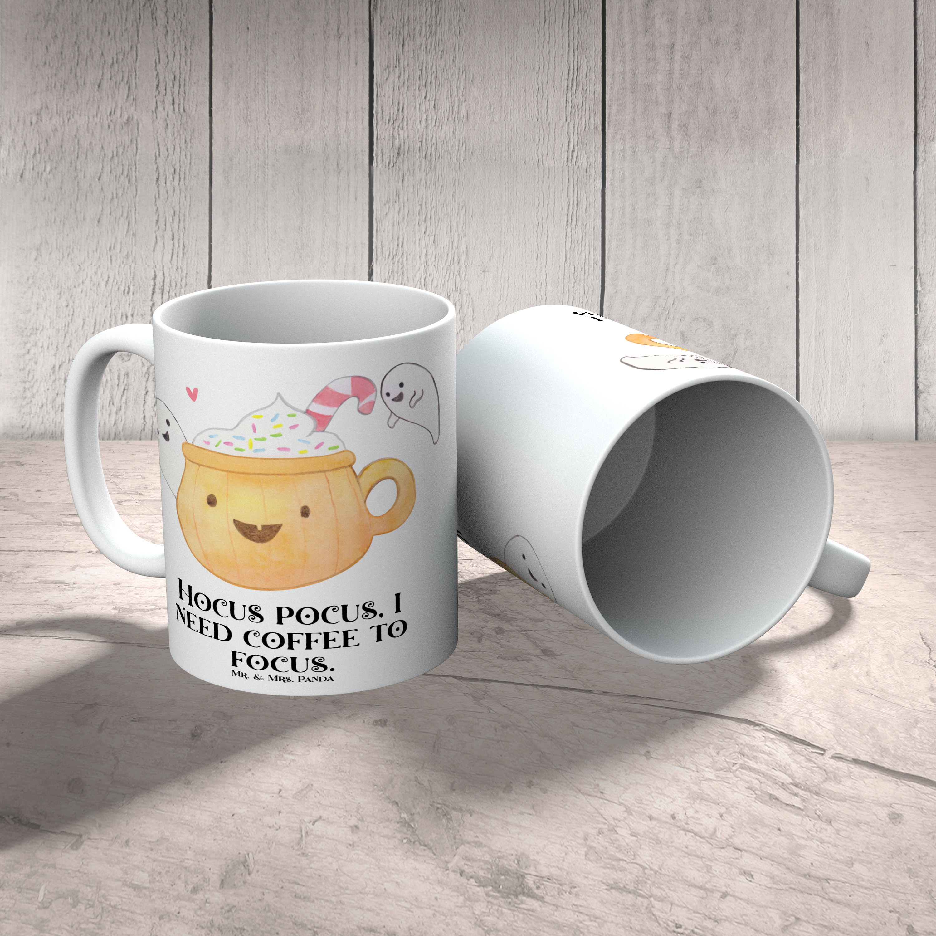 Tasse Kaffee Gespenst