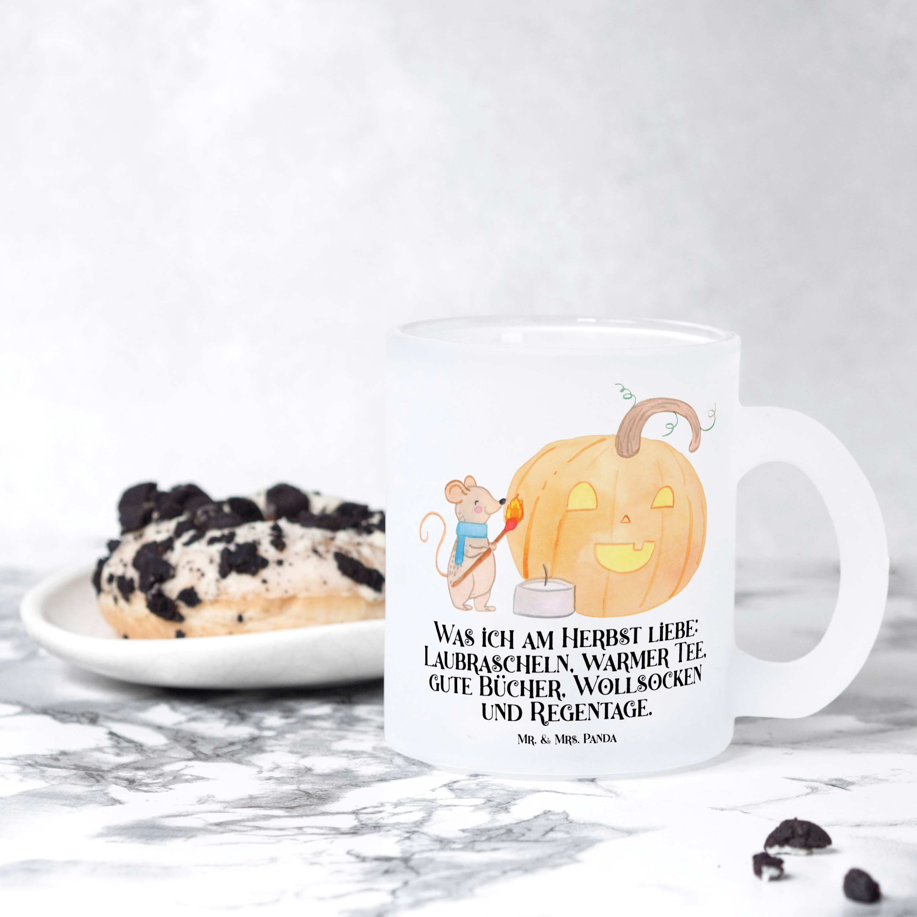 Teetasse Kürbis Maus