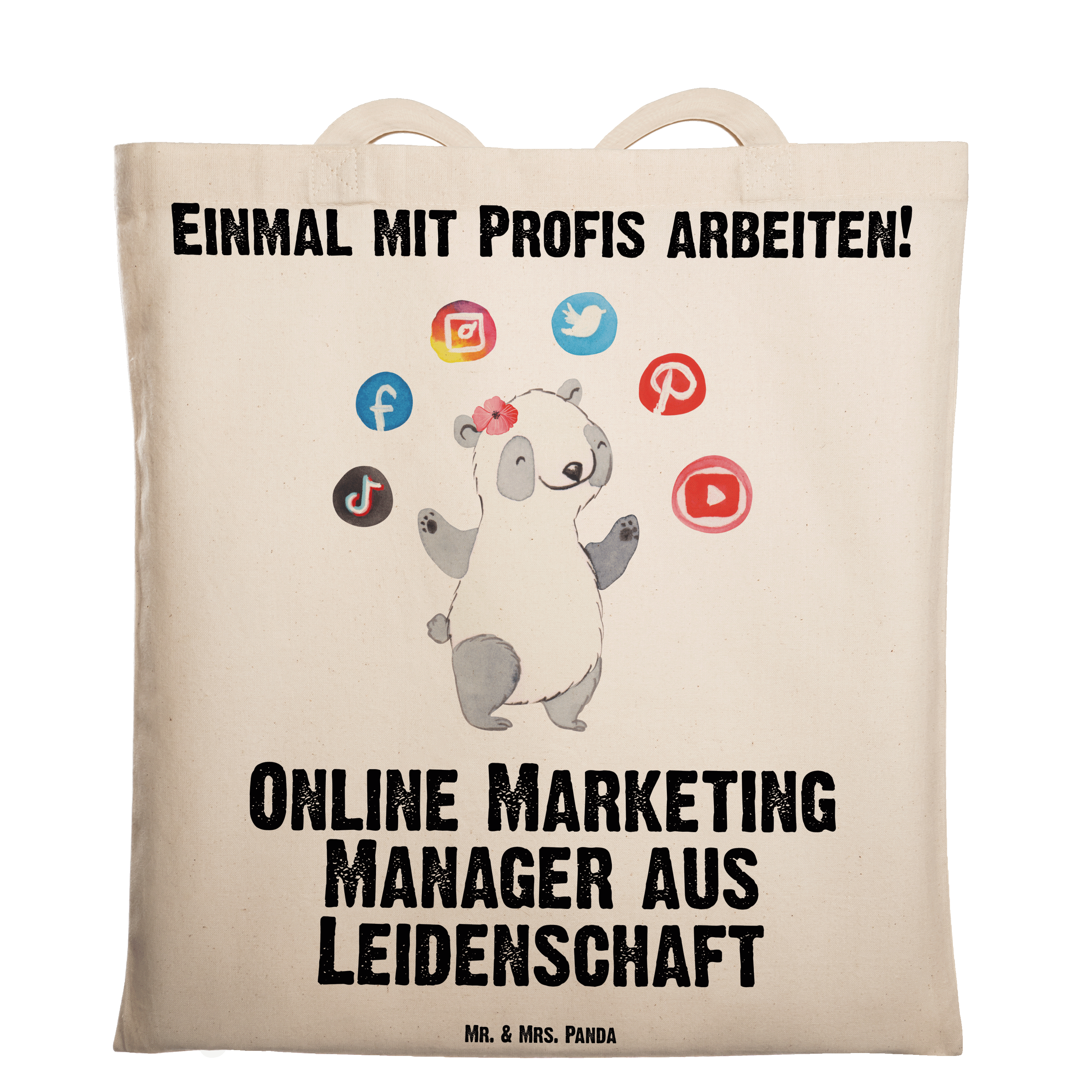 Tragetasche Online Marketing Manager aus Leidenschaft