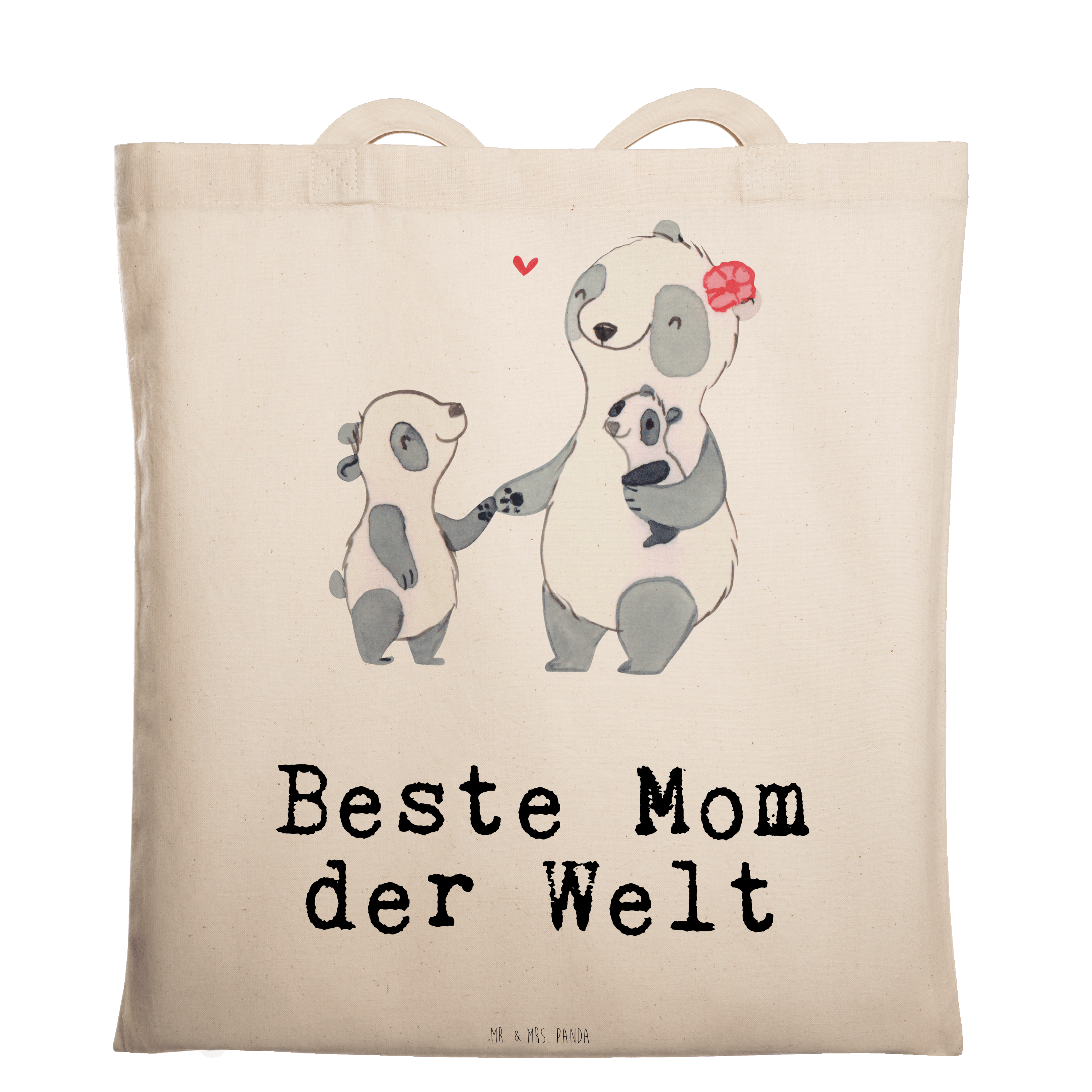 Tragetasche Panda Beste Mom der Welt