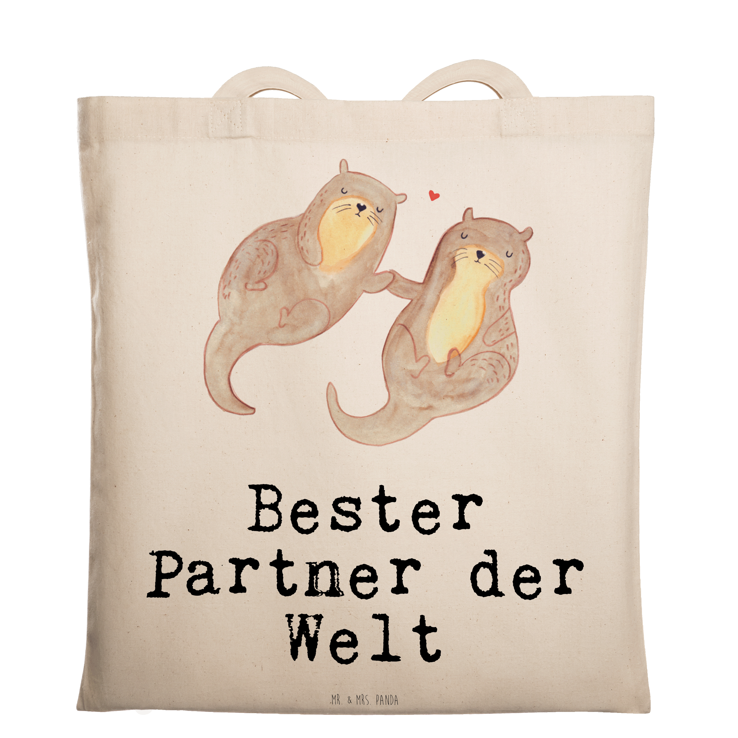 Tragetasche Otter Bester Partner der Welt