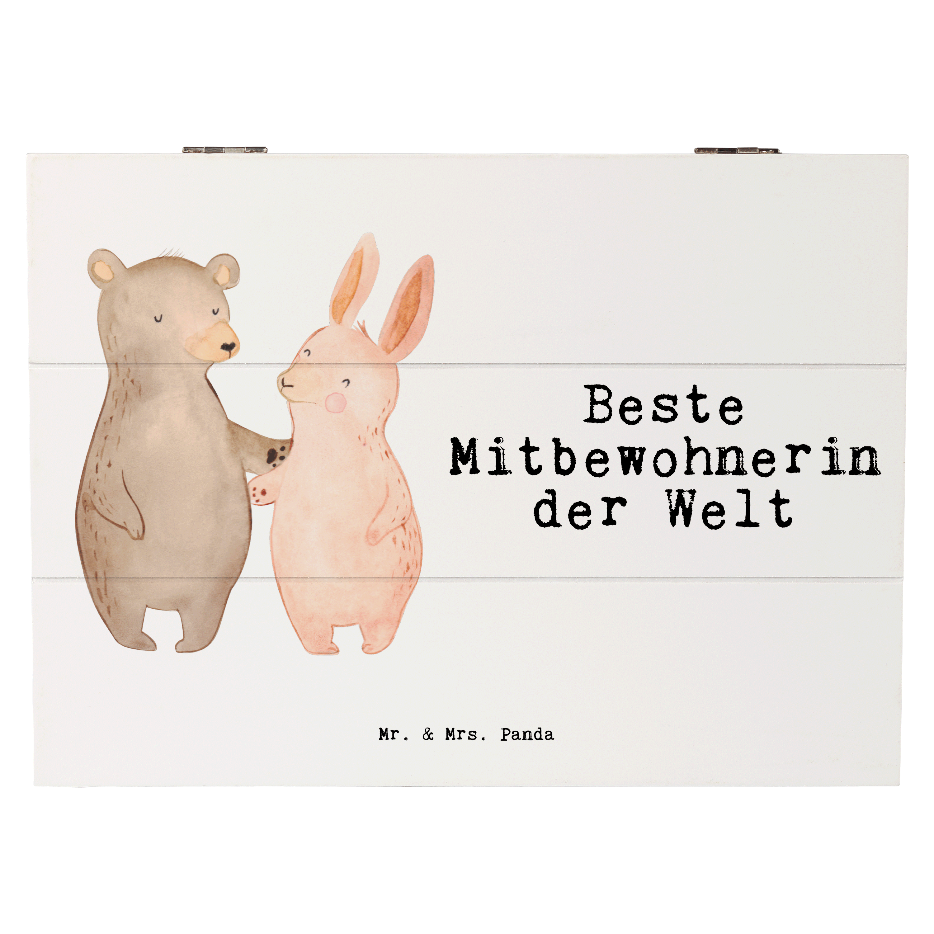 Holzkiste Hase Beste Mitbewohnerin der Welt