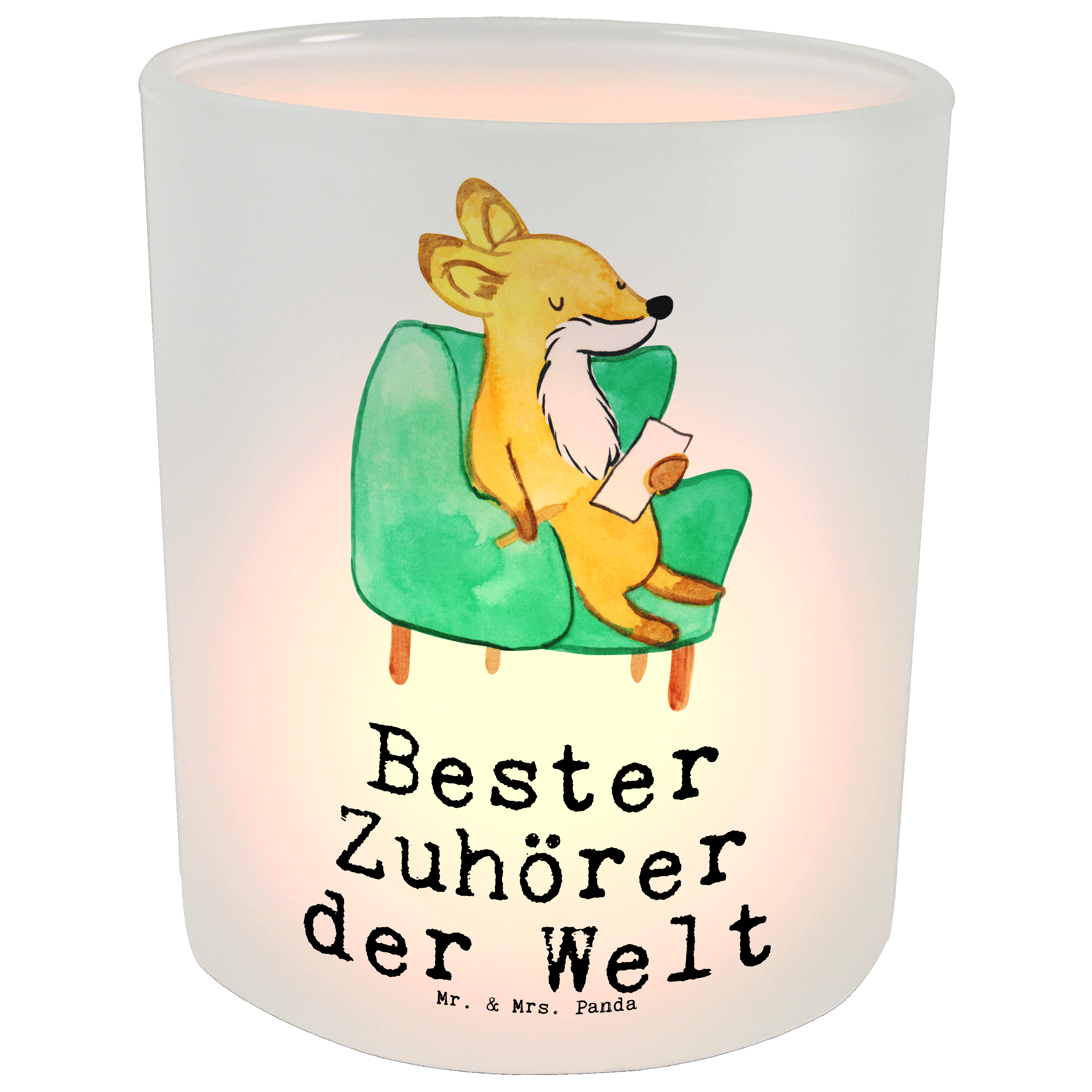 Windlicht Fuchs Bester Zuhörer der Welt