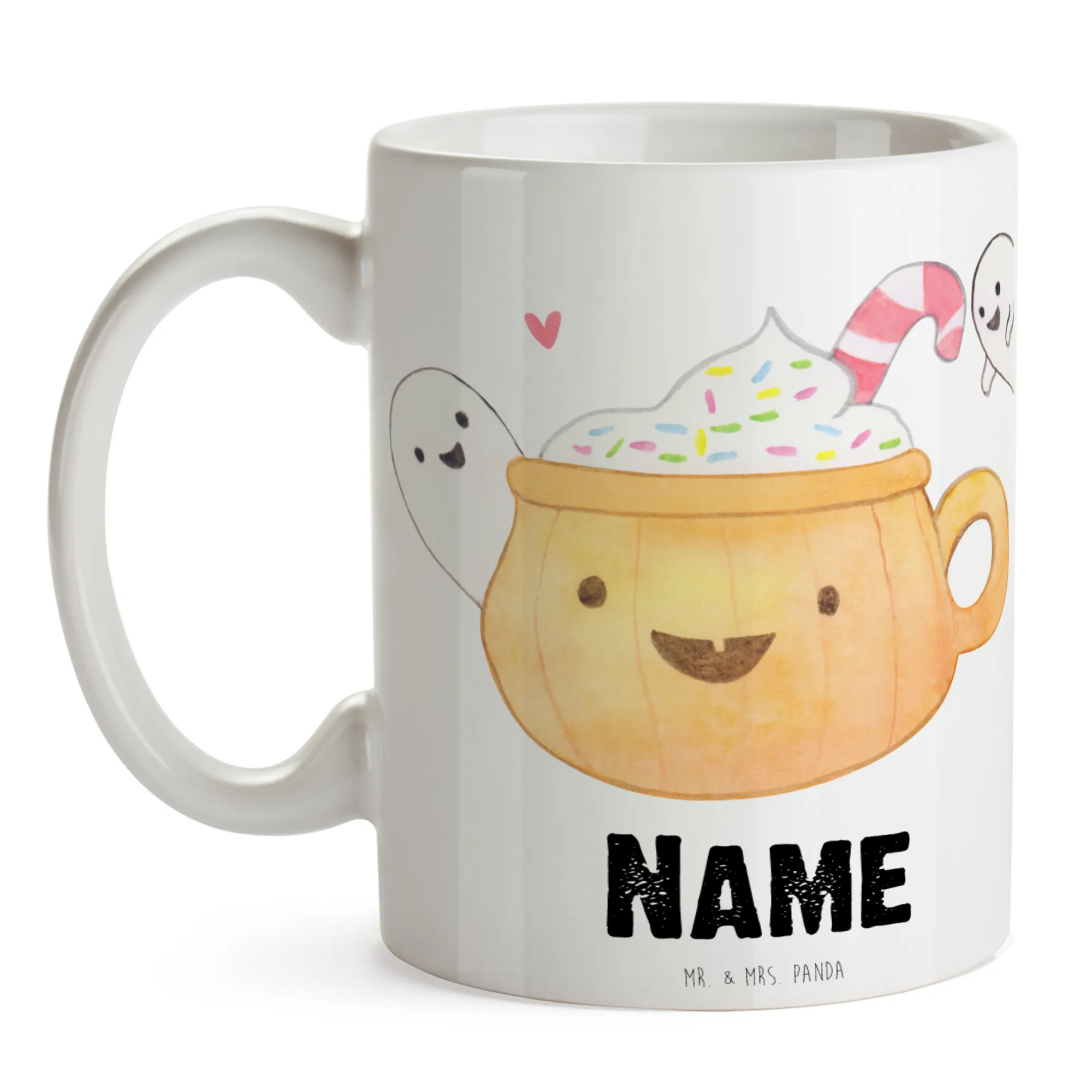 Personalisierte Tasse Kaffee Gespenst