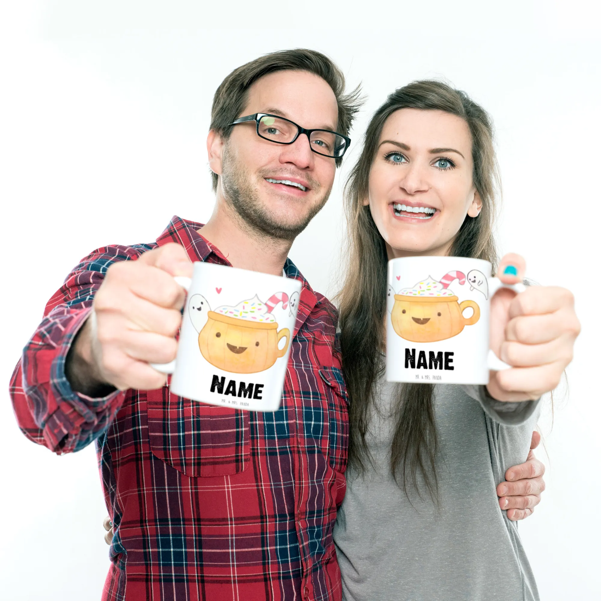 Personalisierte Tasse Kaffee Gespenst