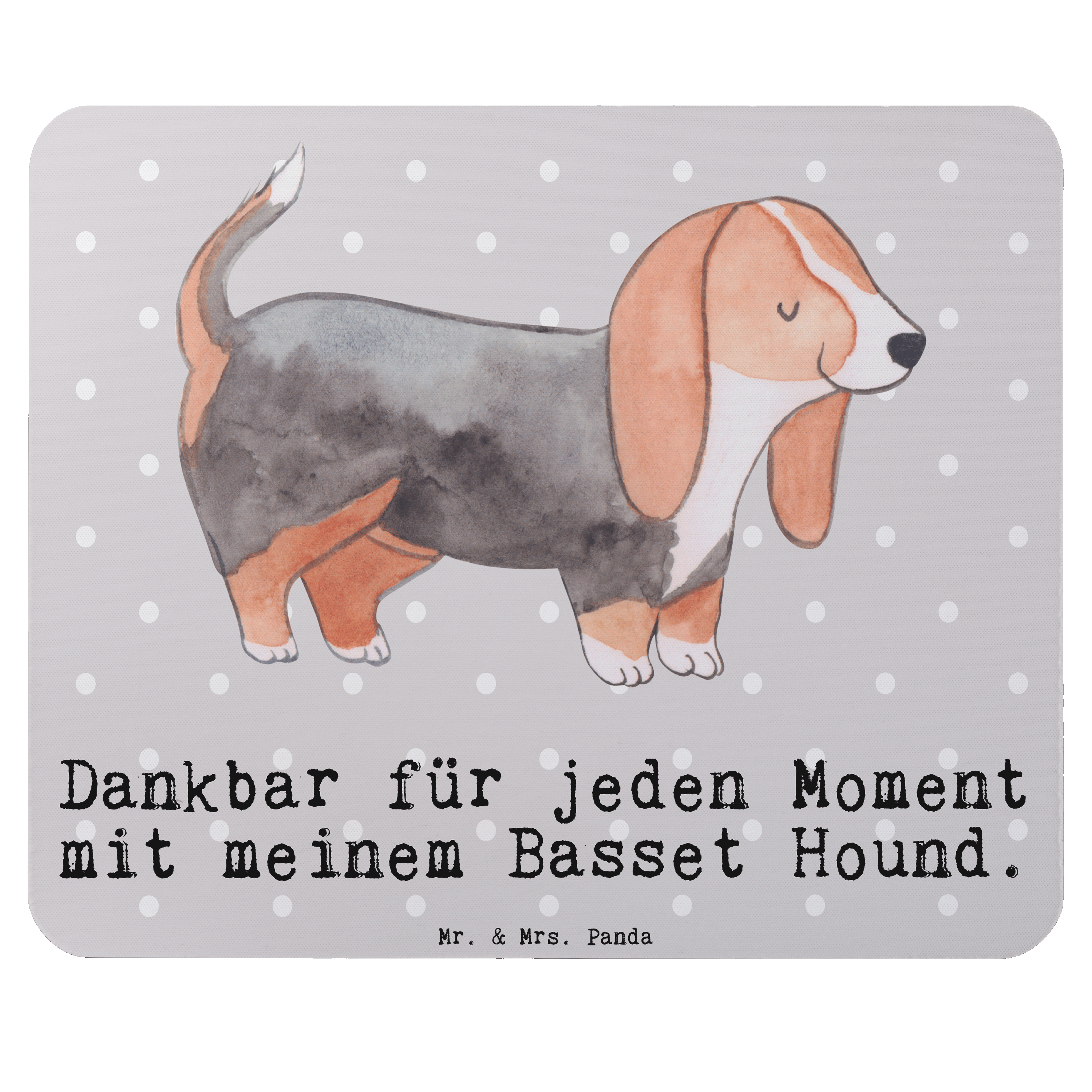 Mauspad Basset Hound Moment