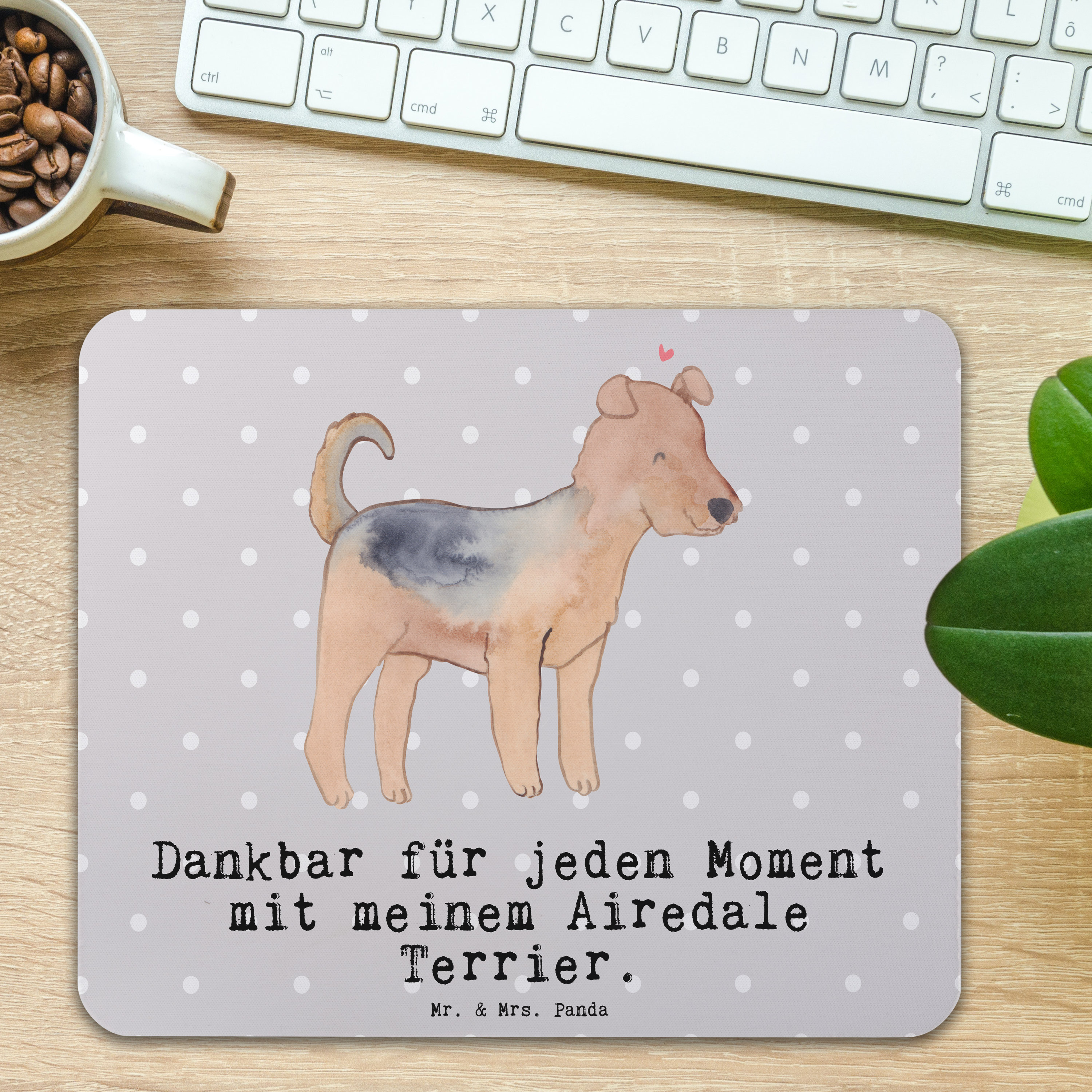 Mauspad Airedale Terrier Moment