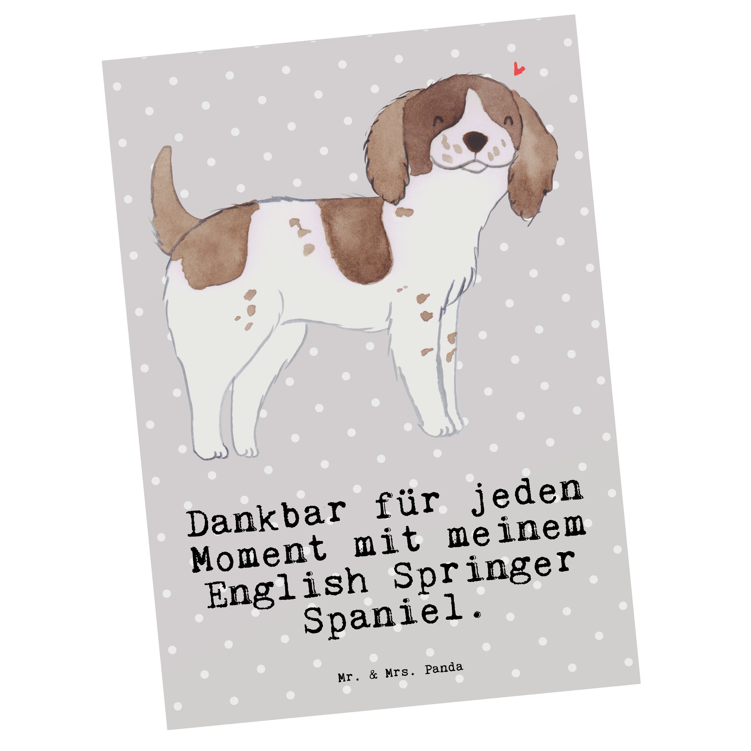 Postkarte English Springer Spaniel Moment