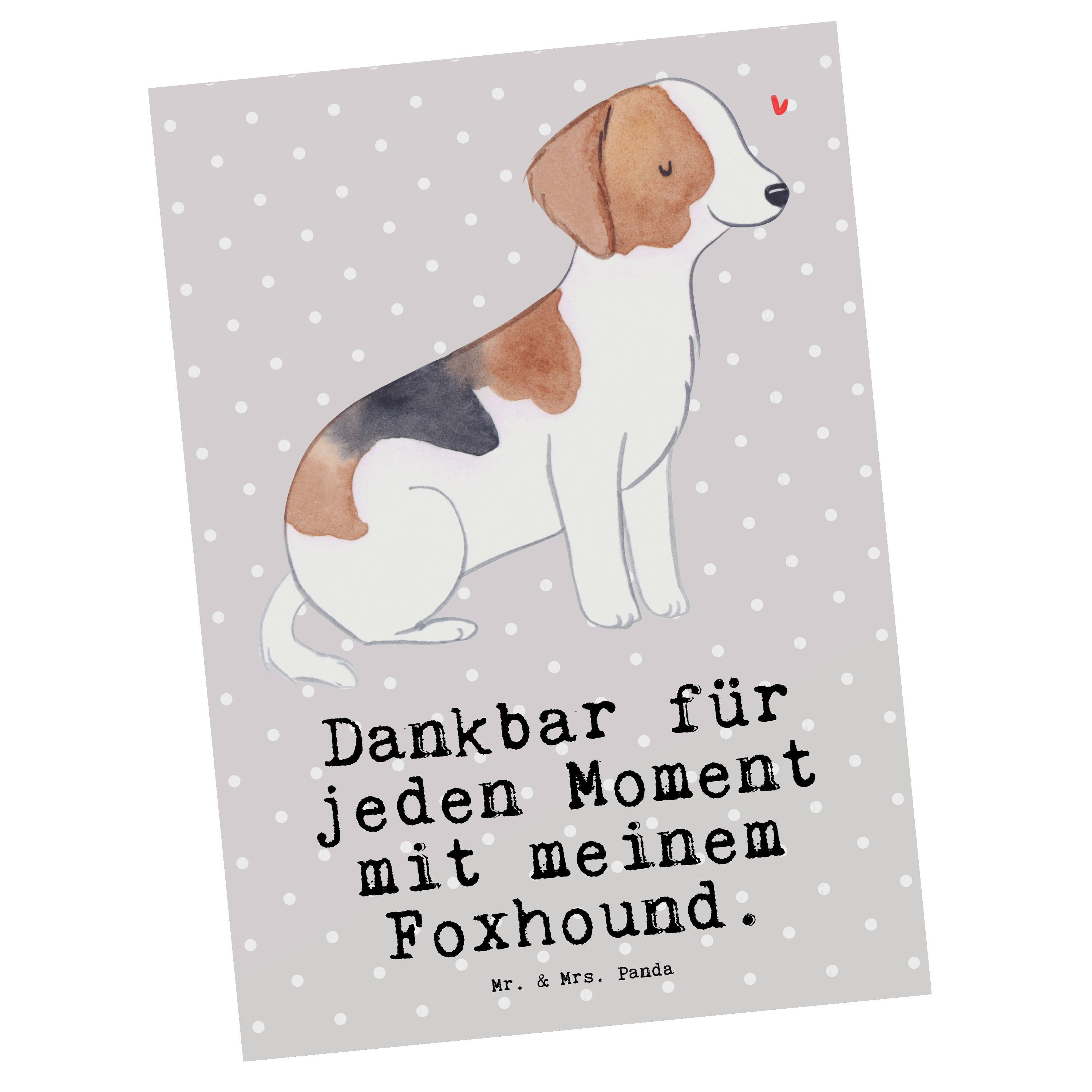 Postkarte Foxhound Moment