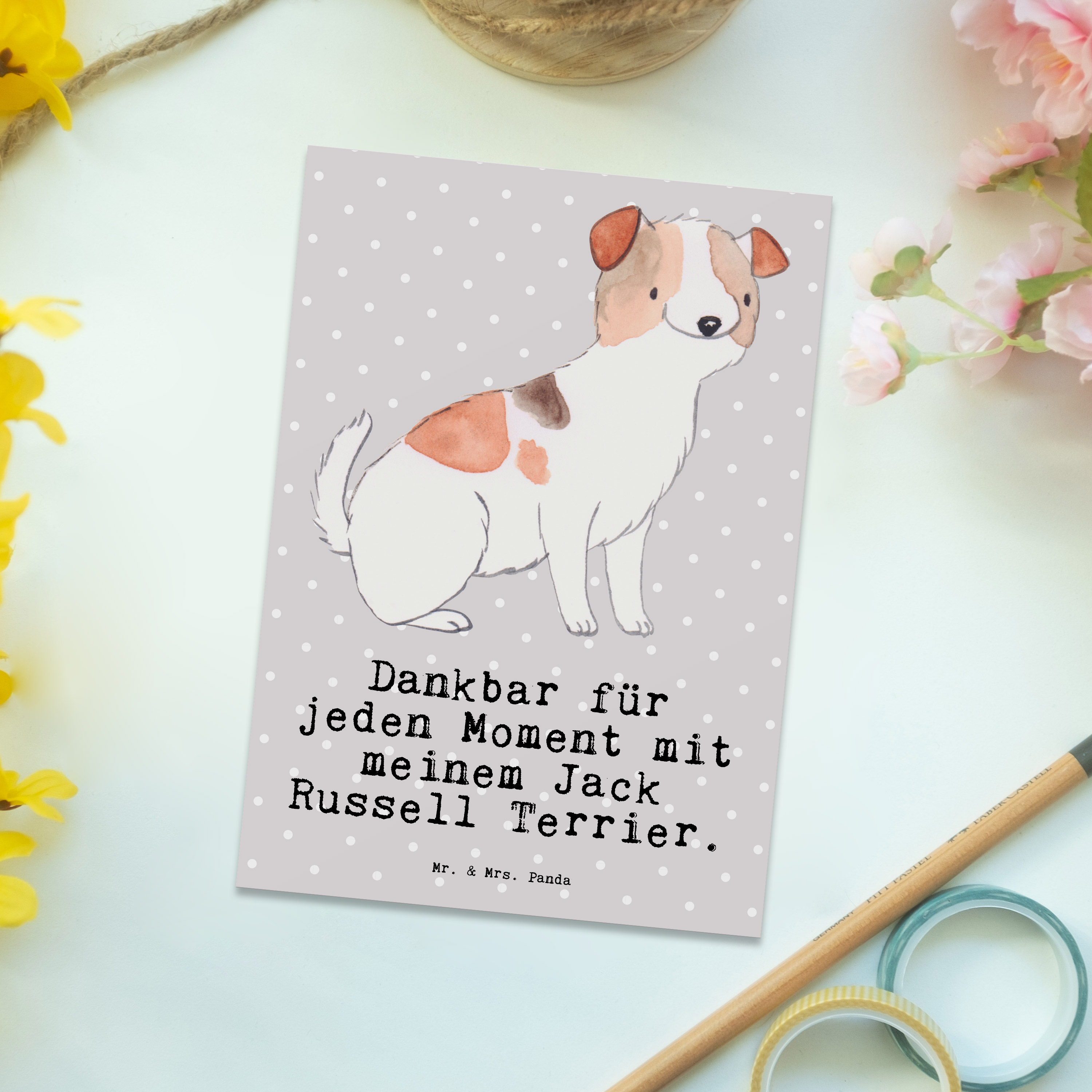 Postkarte Jack Russell Terrier Moment