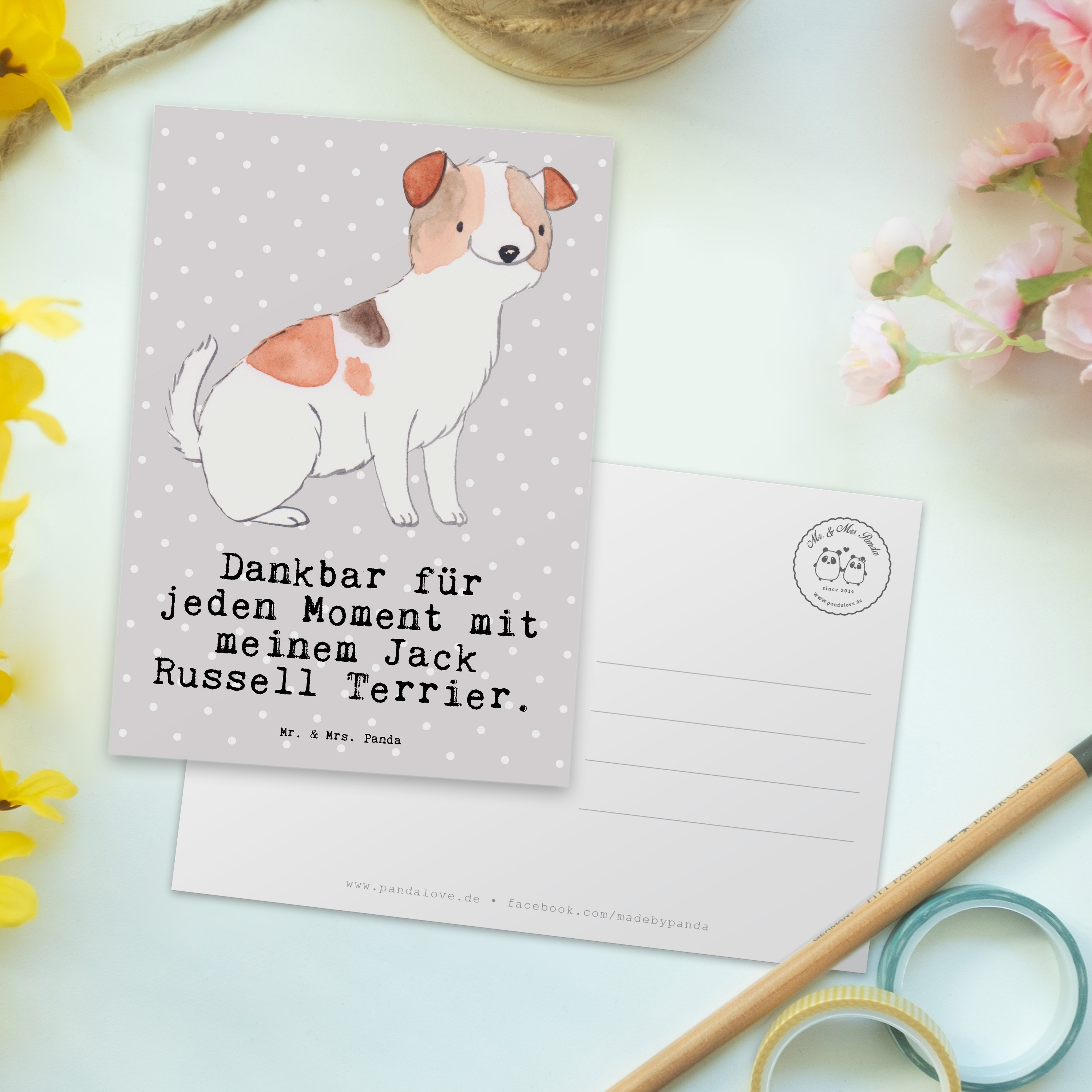 Postkarte Jack Russell Terrier Moment